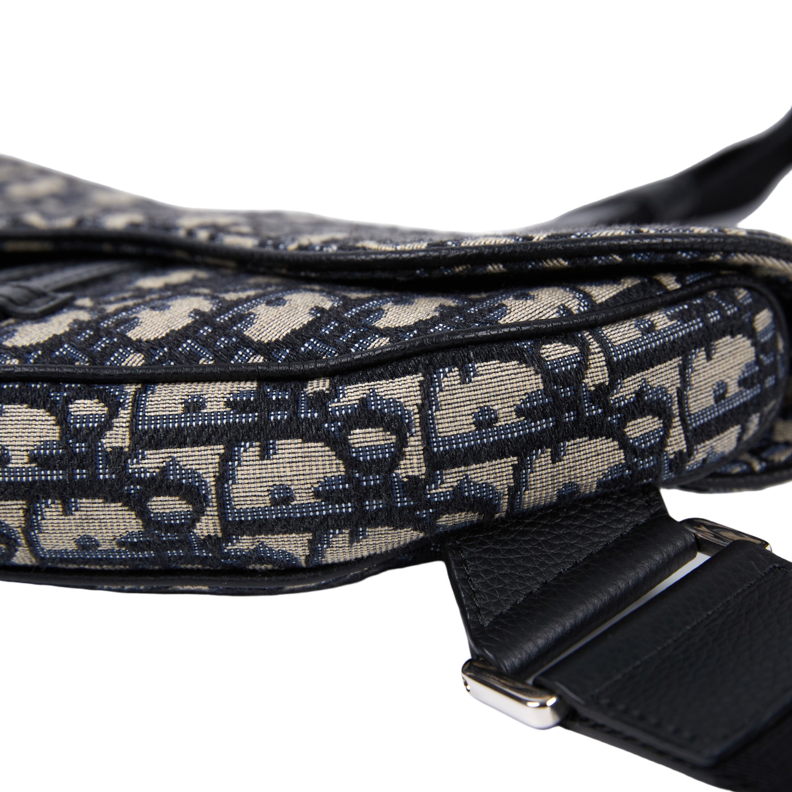 迪奧 CHRISTIAN DIOR Saddle 馬鞍包 腰包 斜背包 1ADPO093YKY 藍老花跨胸包 防塵袋