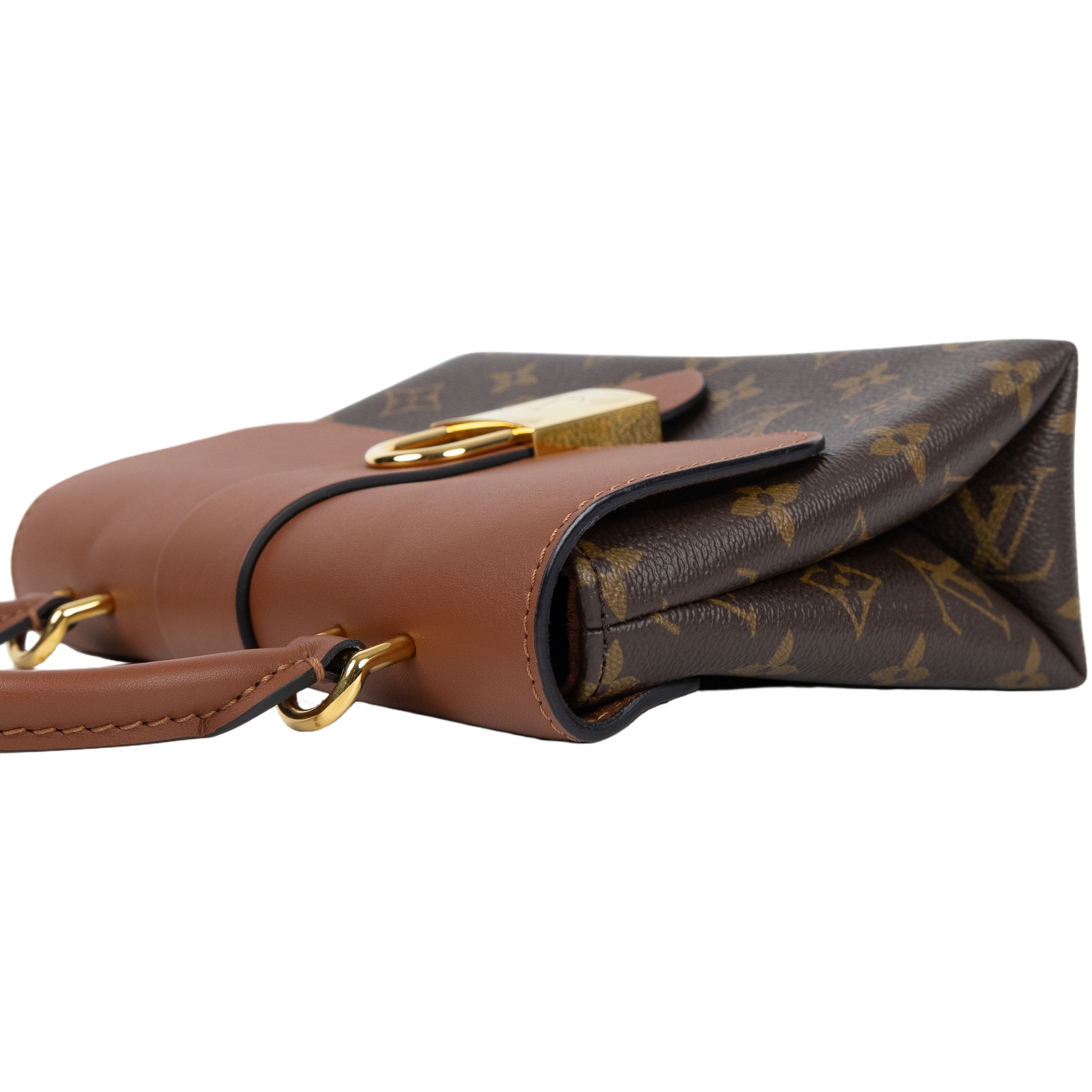 路易威登 LOUIS VUITTON Locky BB 手提包 焦糖色 M44654 原花LOCKY BB 防塵袋/原廠盒子/背帶