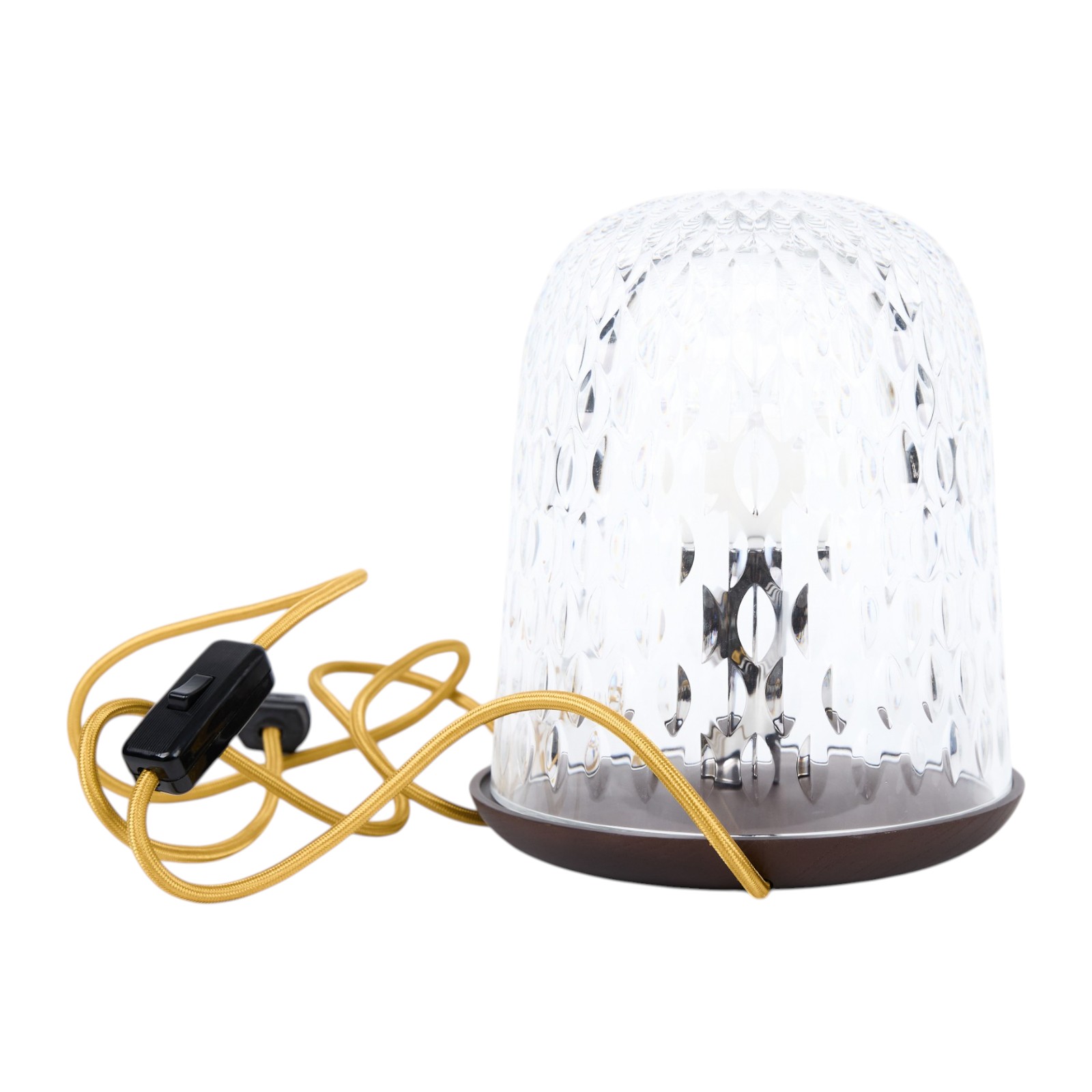 愛馬仕 Hermes St Louis Crystal Folia Dark Wood Table Lamp Folia 系列深木色水晶桌燈 Q15067600 Q00043  原廠盒子/台灣購買證明