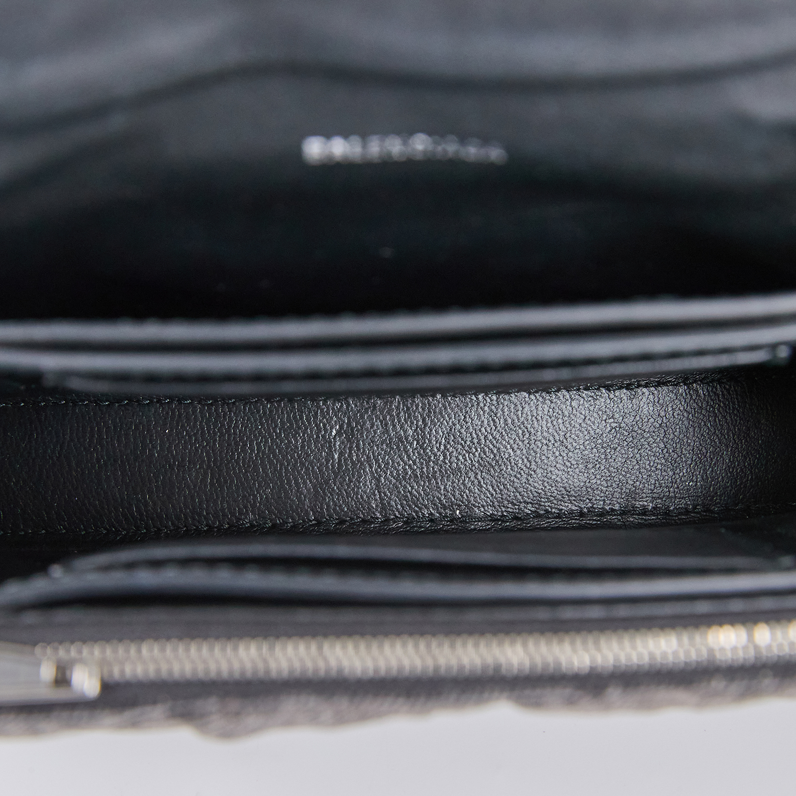 巴黎世家 BALENCIAGA Crush S 肩背包 7360162AAK1 黑牛仔CRUSH銀鍊包 防塵袋/購買證明