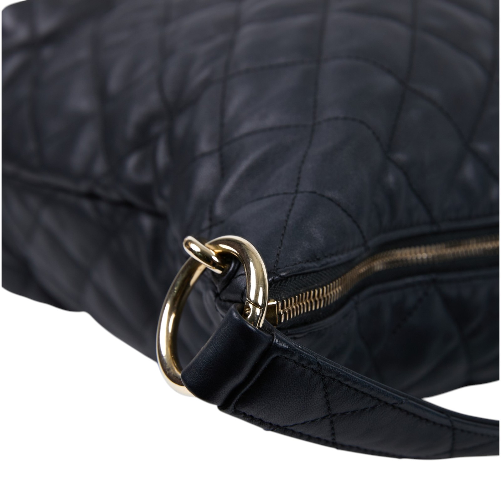 香奈兒 CHANEL Coco Mellow Maxi Hobo 流浪包 大型  晶片款 黑大托特包 內袋