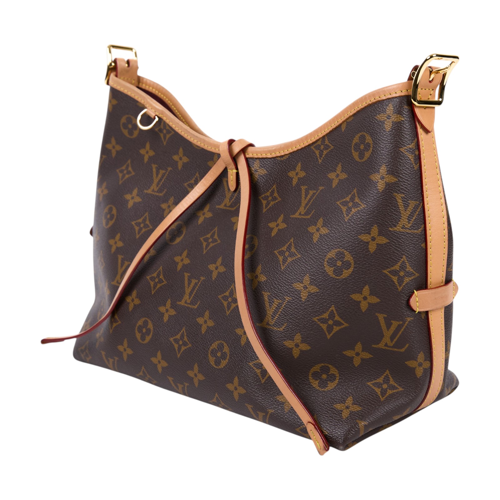 路易威登 LOUIS VUITTON CarryAll PM 原花 肩背包 M46203 晶片款 原花CarryAll PM 防塵袋/背帶/內袋/吊牌