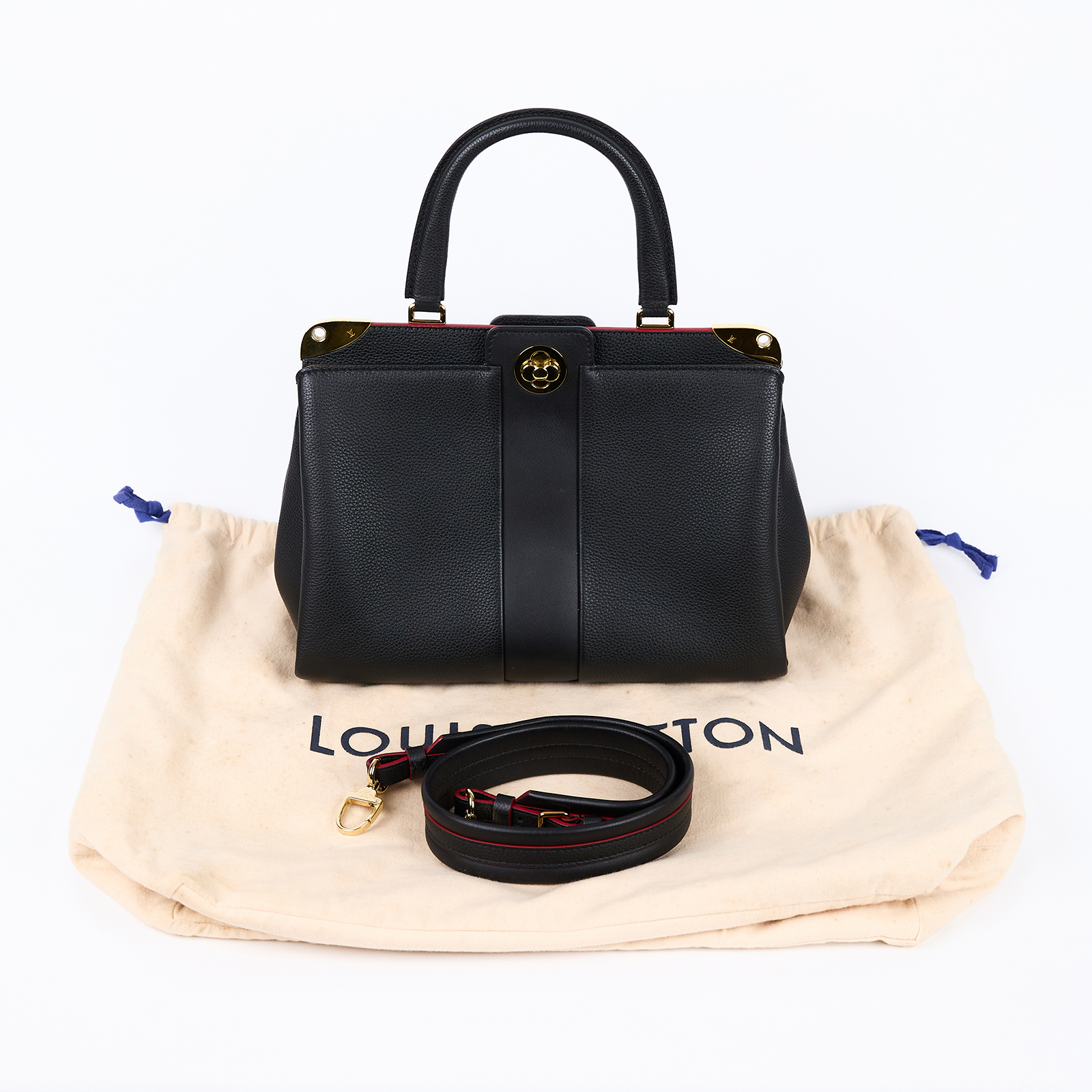 路易威登 LOUIS VUITTON Astrid 手提包 斜背包 M54376 黑ASTRID手提斜背包 防塵袋/背帶