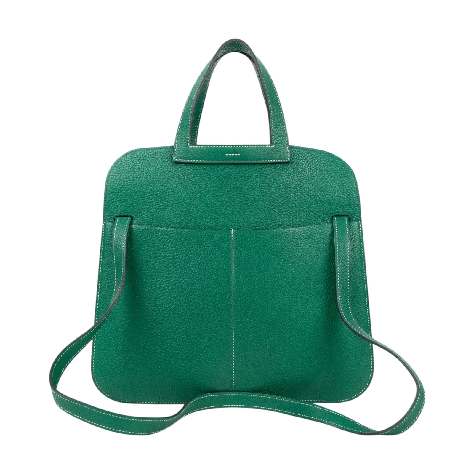 愛馬仕 Hermes Halzan 31 手拿 手提 肩背 斜背包 HZ31 C BT 005 TD C刻 綠HALZAN31 原廠盒子/防塵袋