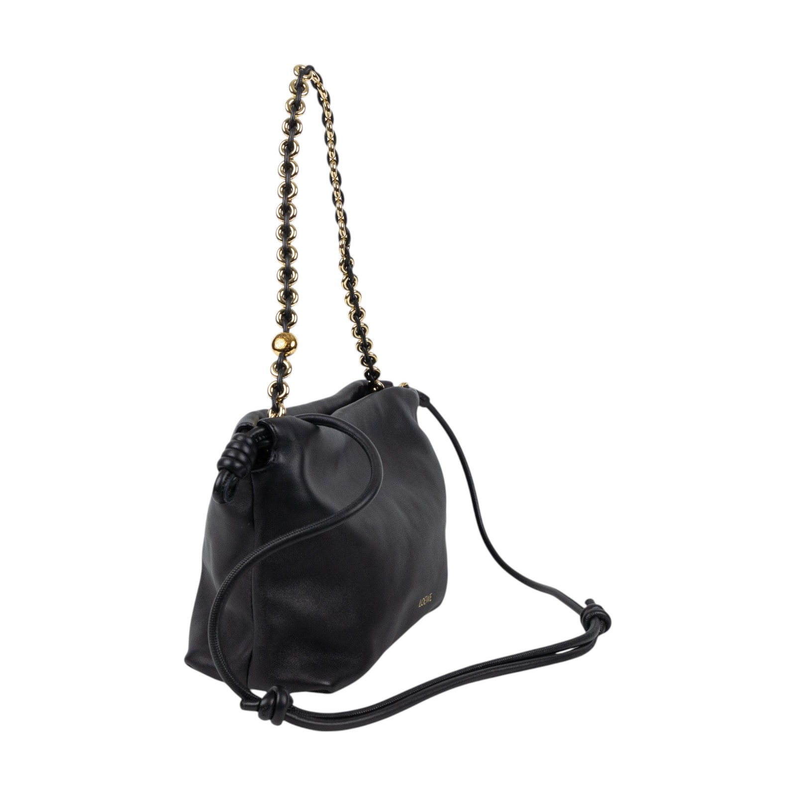 羅意威 LOEWE Medium Flamenco 手提包 A411FCRX02 黑FLAMENCO PURSE 防塵袋