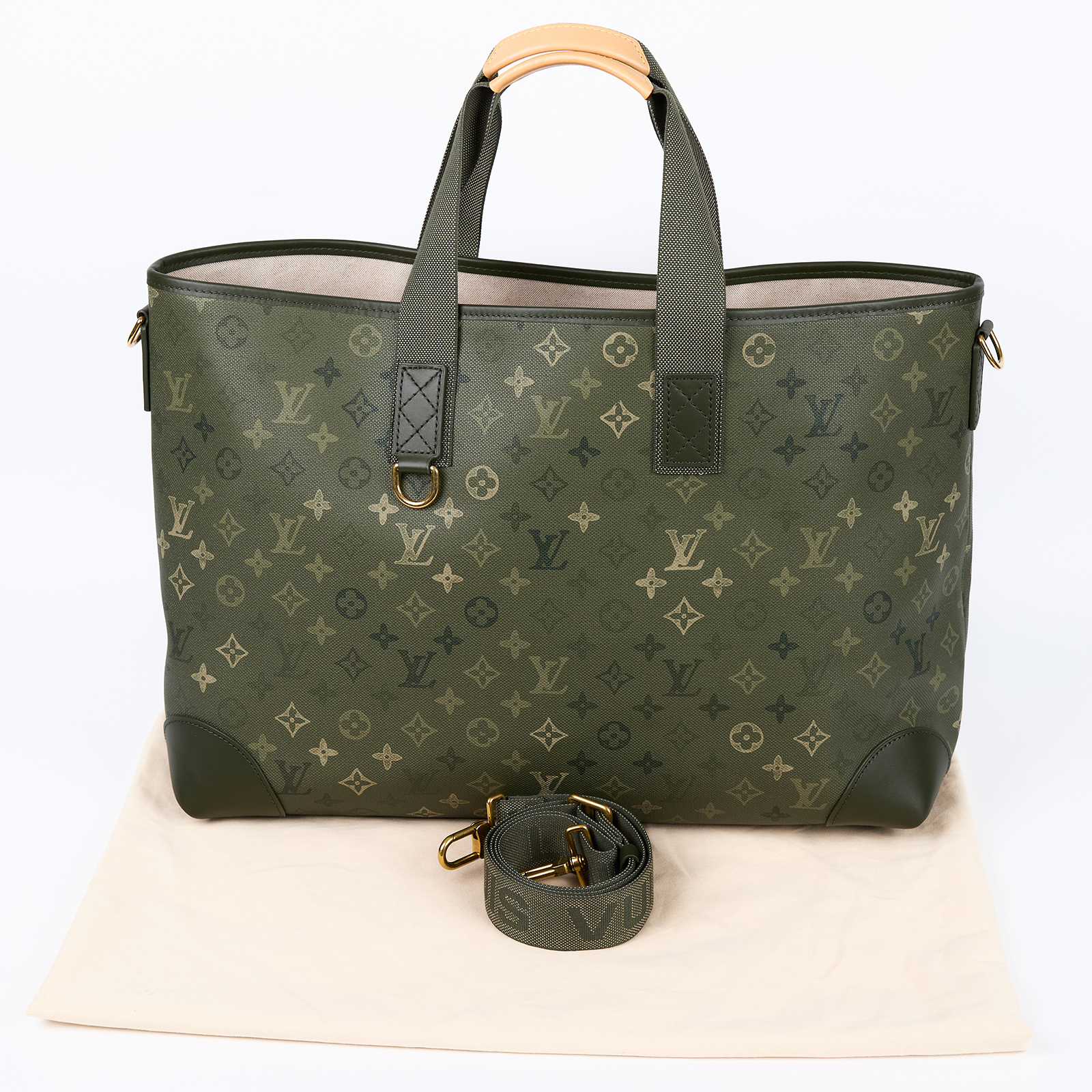 路易威登 LOUIS VUITTON Uptown 托特包 M29269 晶片款 綠Uptown Tote 防塵袋/背帶