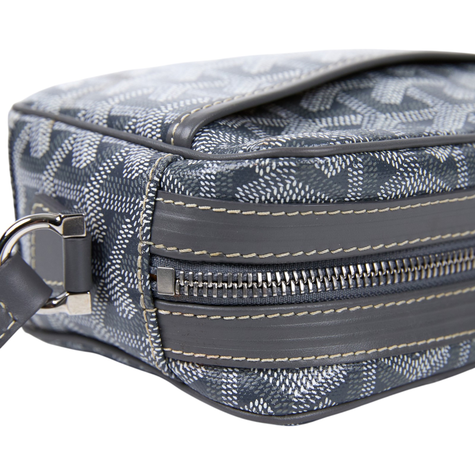 高雅德 GOYARD Cap-Vert PM Bag 肩背 斜背包 CAPVE2PMLTY 灰CAP-VERT 防塵袋