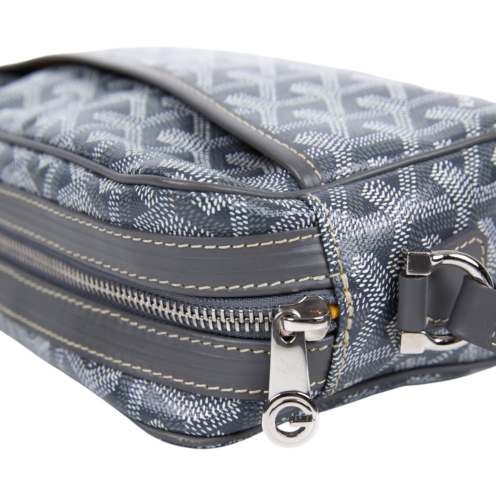 高雅德 GOYARD Cap-Vert PM Bag 肩背 斜背包 CAPVE2PMLTY 灰CAP-VERT 防塵袋