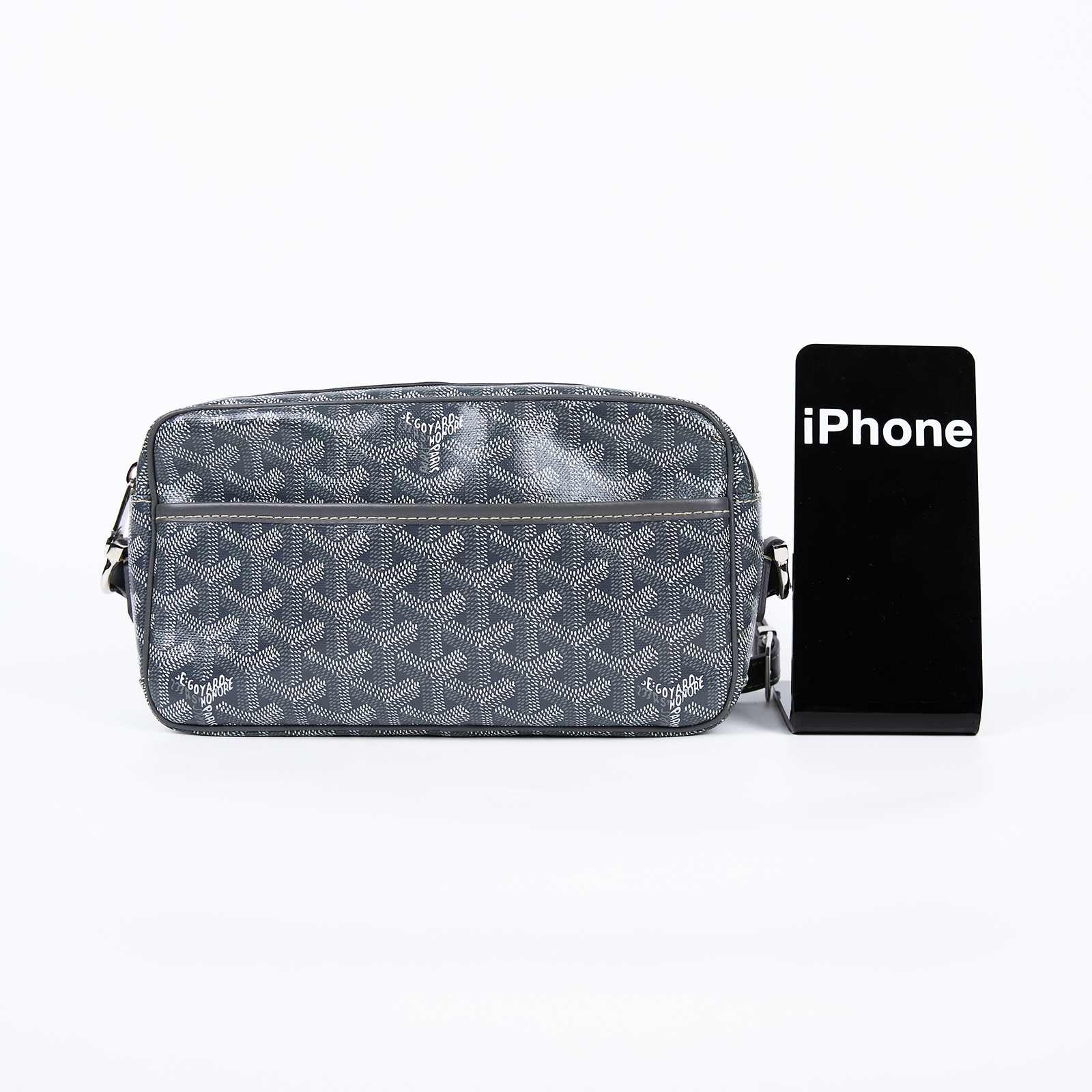高雅德 GOYARD Cap-Vert PM Bag 肩背 斜背包 CAPVE2PMLTY 灰CAP-VERT 防塵袋