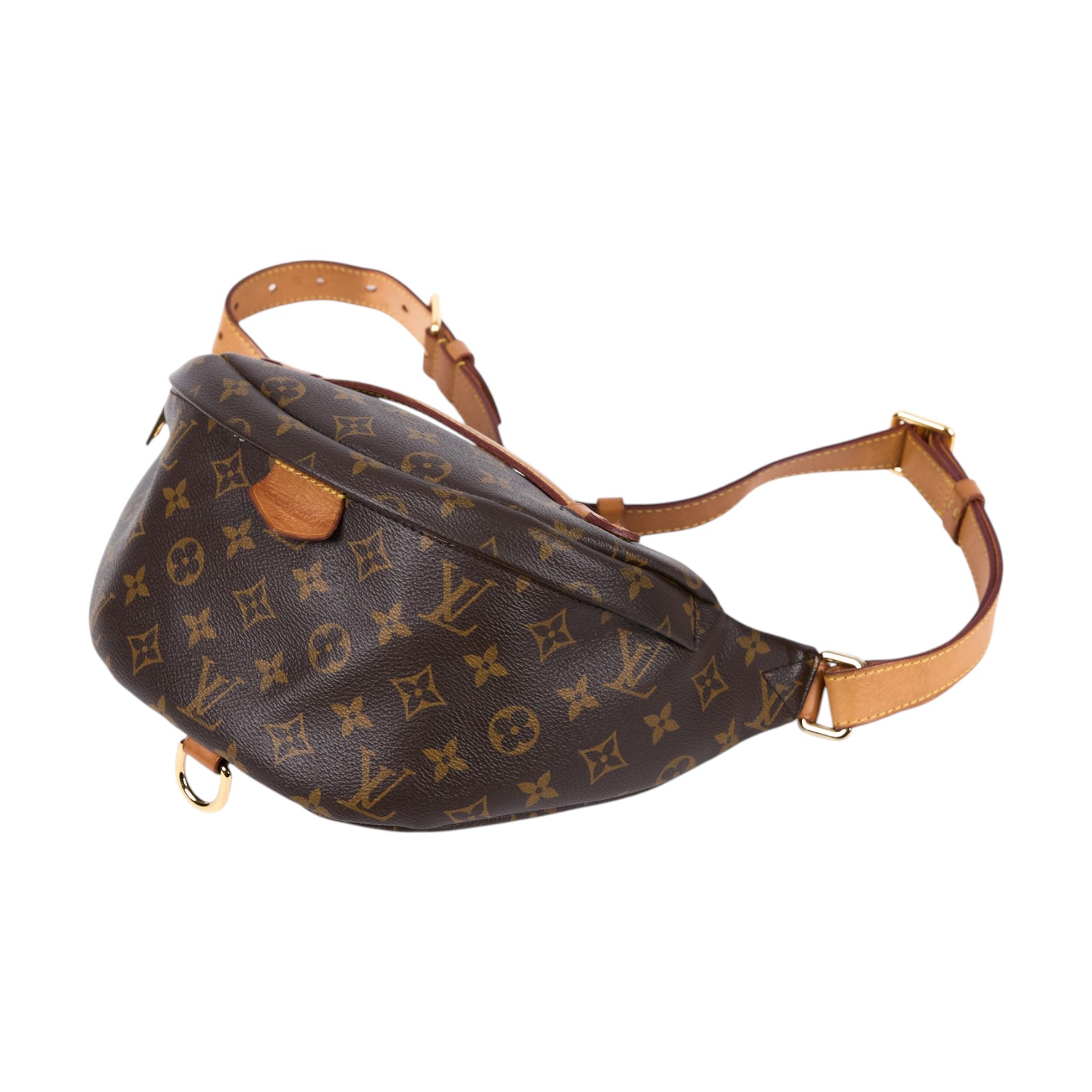 路易威登 LOUIS VUITTON Bumbag 經典帆布 腰包 斜跨包 M43644 原花腰包 無附屬品