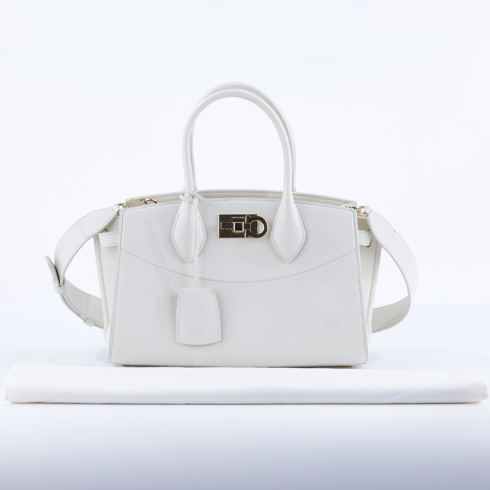 菲拉格慕 SALVATORE FERRAGAMO New Studio Soft 手提包 肩背包 中型 DH-21-A112  防塵袋/吊牌/背帶