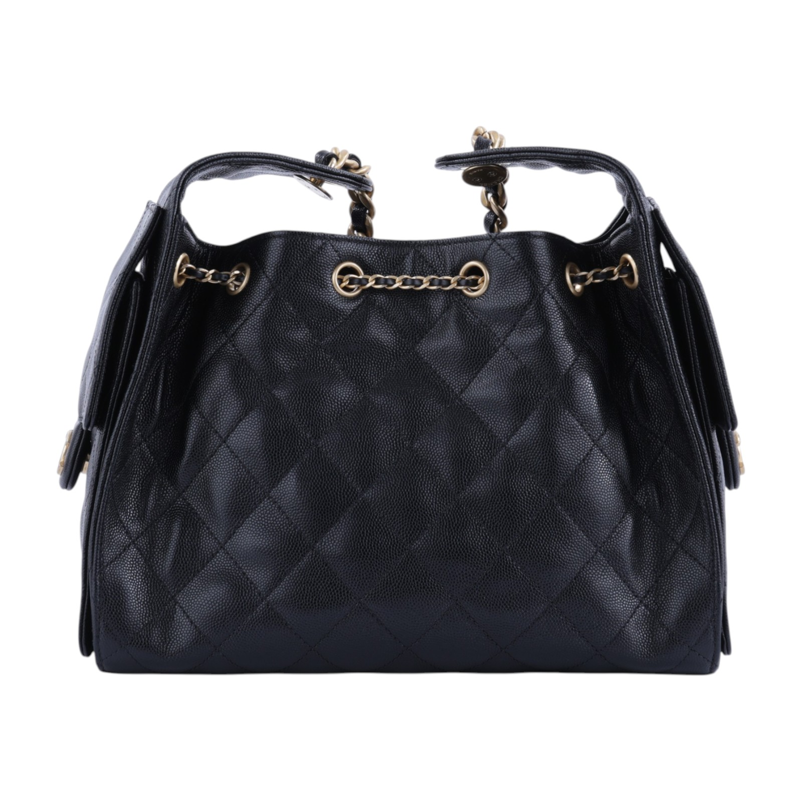 香奈兒 CHANEL 25 小型包 粒面牛皮 AS5293 B20304 晶片款 黑金荔枝25包 小號 原廠盒子/防塵袋/台灣購買證明及發票