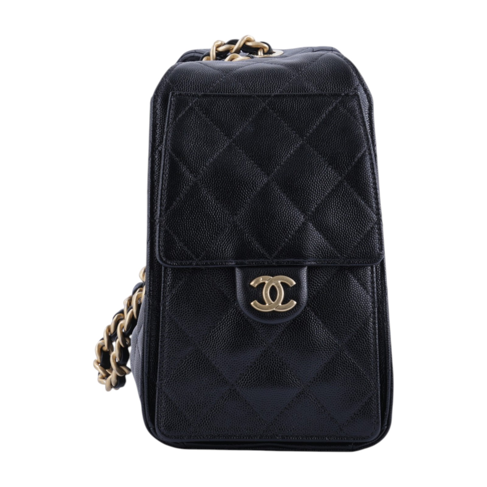香奈兒 CHANEL 25 小型包 粒面牛皮 AS5293 B20304 晶片款 黑金荔枝25包 小號 原廠盒子/防塵袋/台灣購買證明及發票