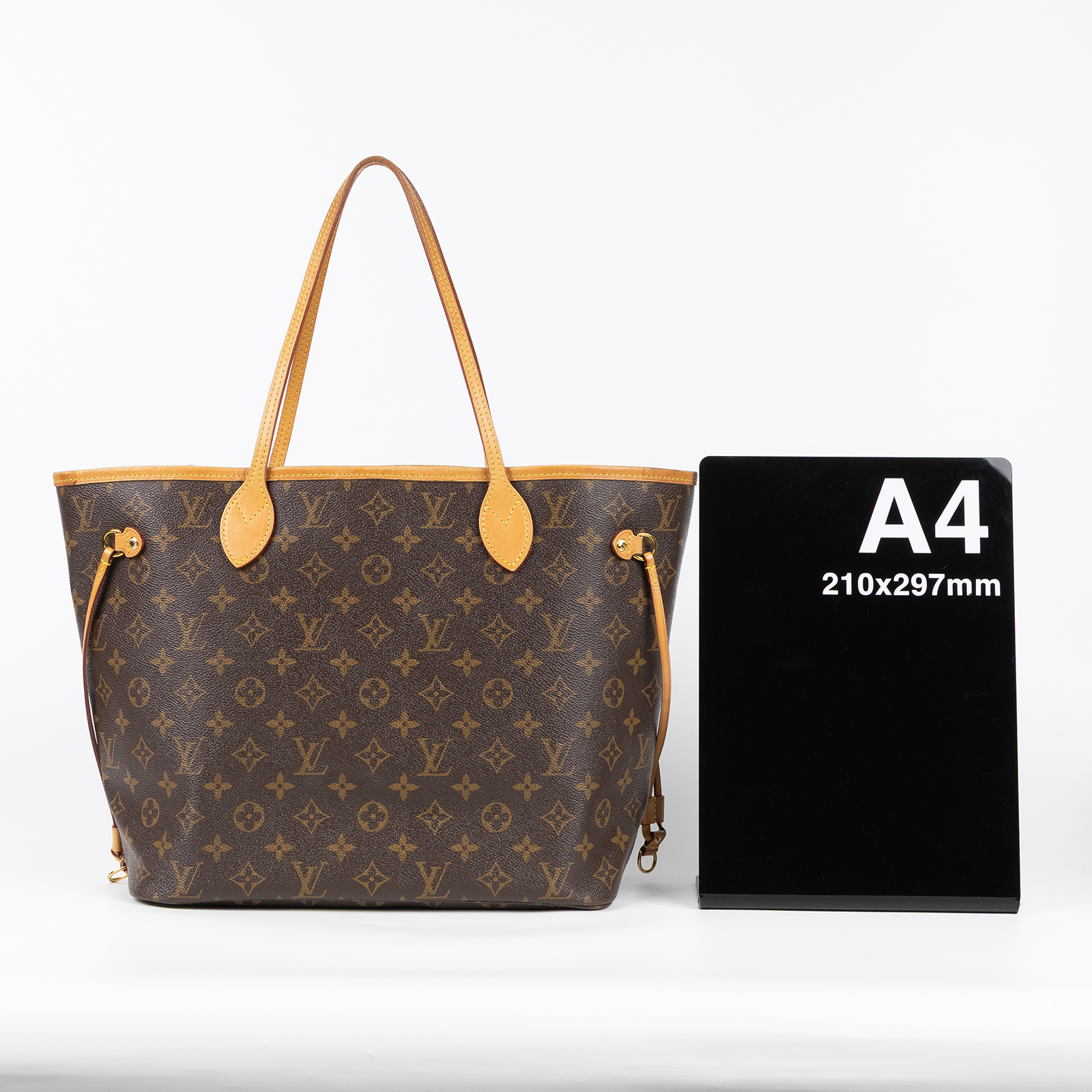 路易威登 LOUIS VUITTON Neverfull MM  經典帆布 肩背 購物袋 櫻桃紅內襯 M46987 晶片款 原花NEVERFULL MM 內袋