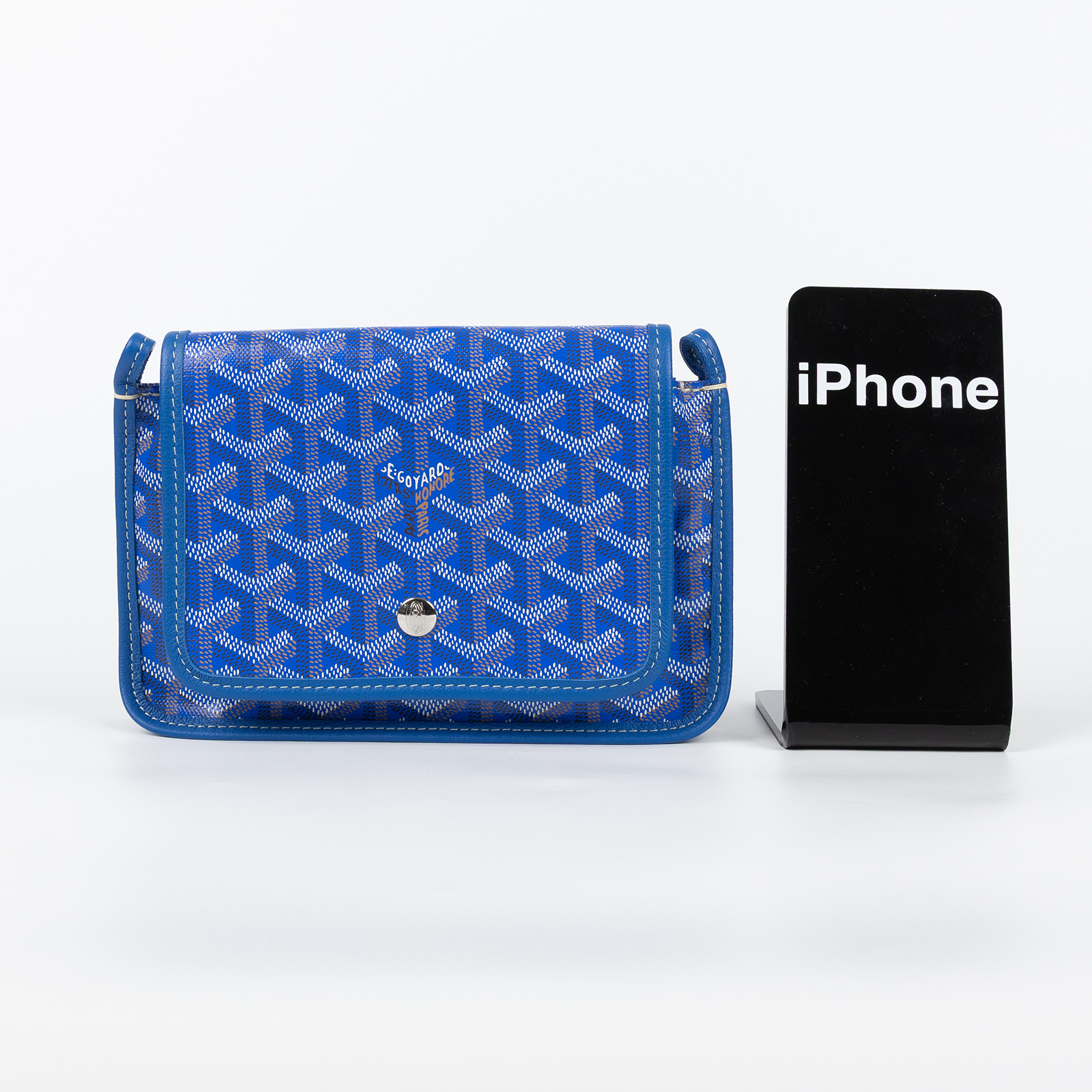 高雅德 GOYARD Plumet Pocket Wallet 肩背 隨身錢包 PLUMETPMLTY 藍PLUMET 防塵袋