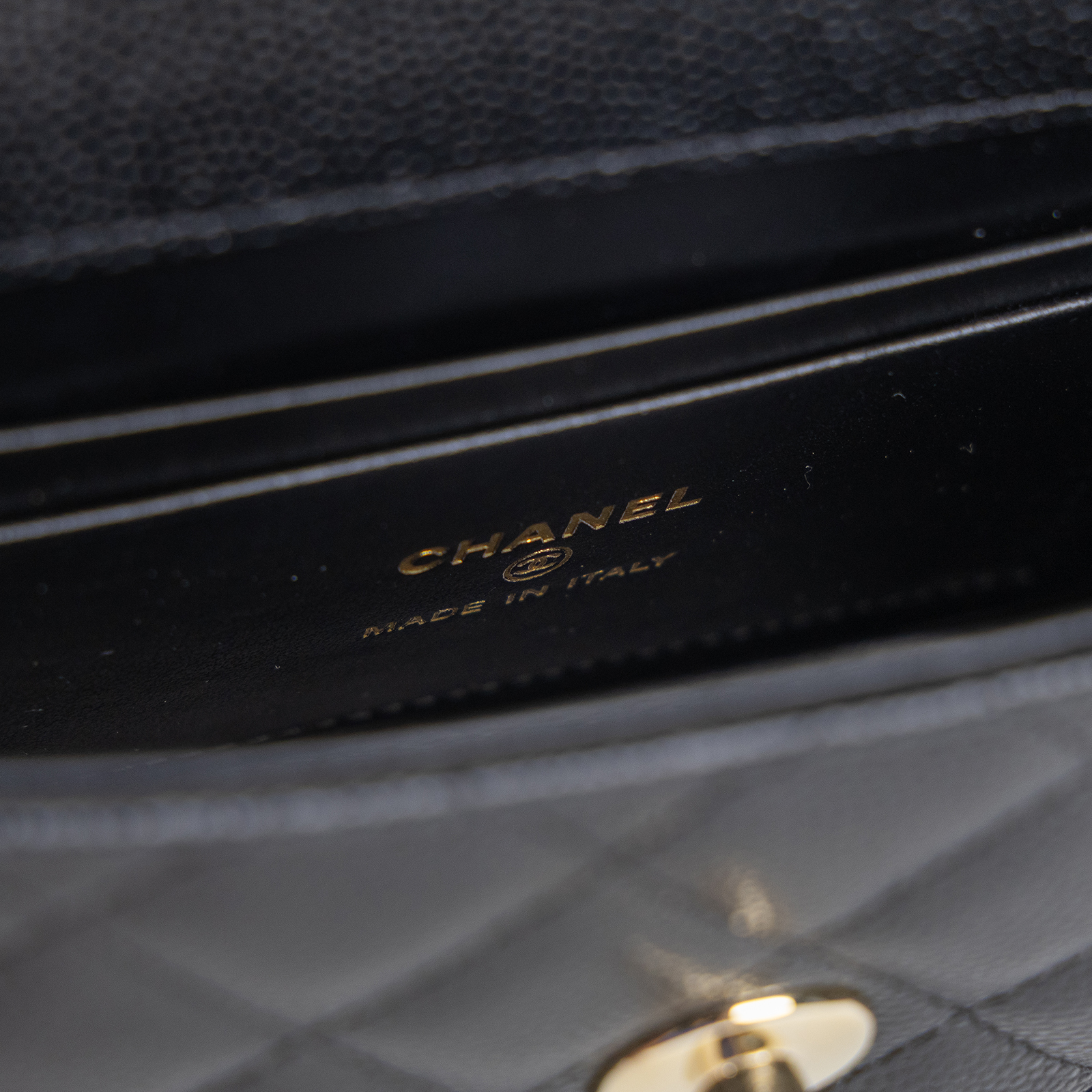 香奈兒 CHANEL COCO Handle 手提包 斜背包 口蓋包 AP4244 晶片款 黑金荔枝COCO HANDLE MICRO 防塵袋