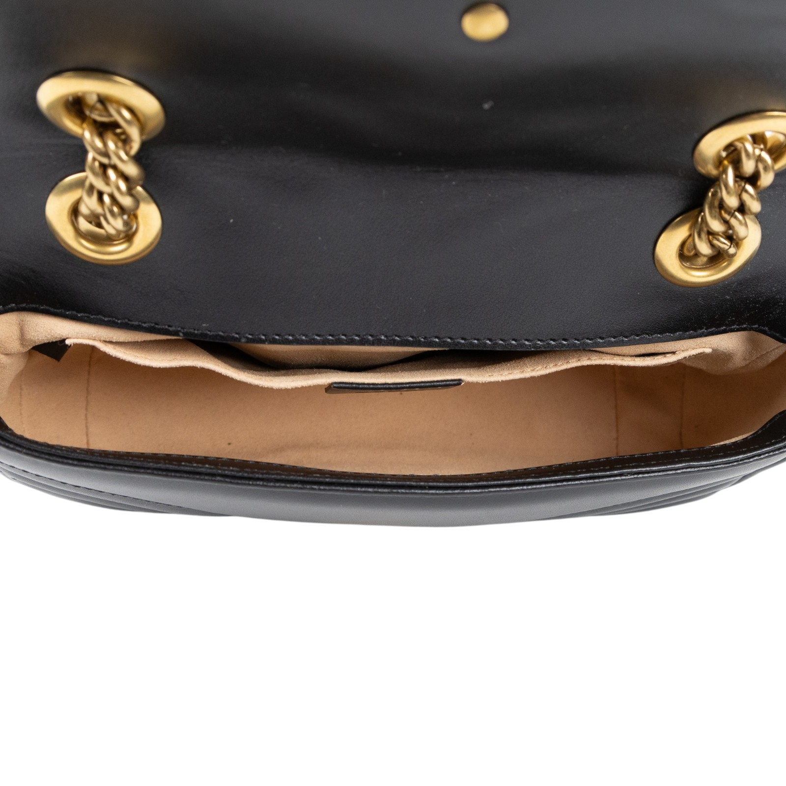 古馳 GUCCI GG Marmont 迷你肩揹袋 446744 DTDIT 黑MARMONT 22CM 防塵袋
