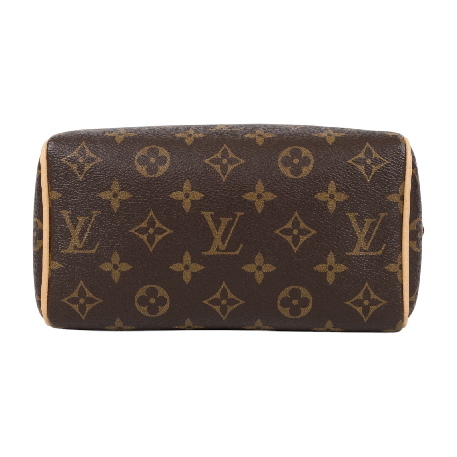 路易威登 LOUIS VUITTON Speedy Bandoulière 20 米色 帆布 手提 斜背 波士頓包 M46222 晶片款  防塵袋/鎖組/背帶