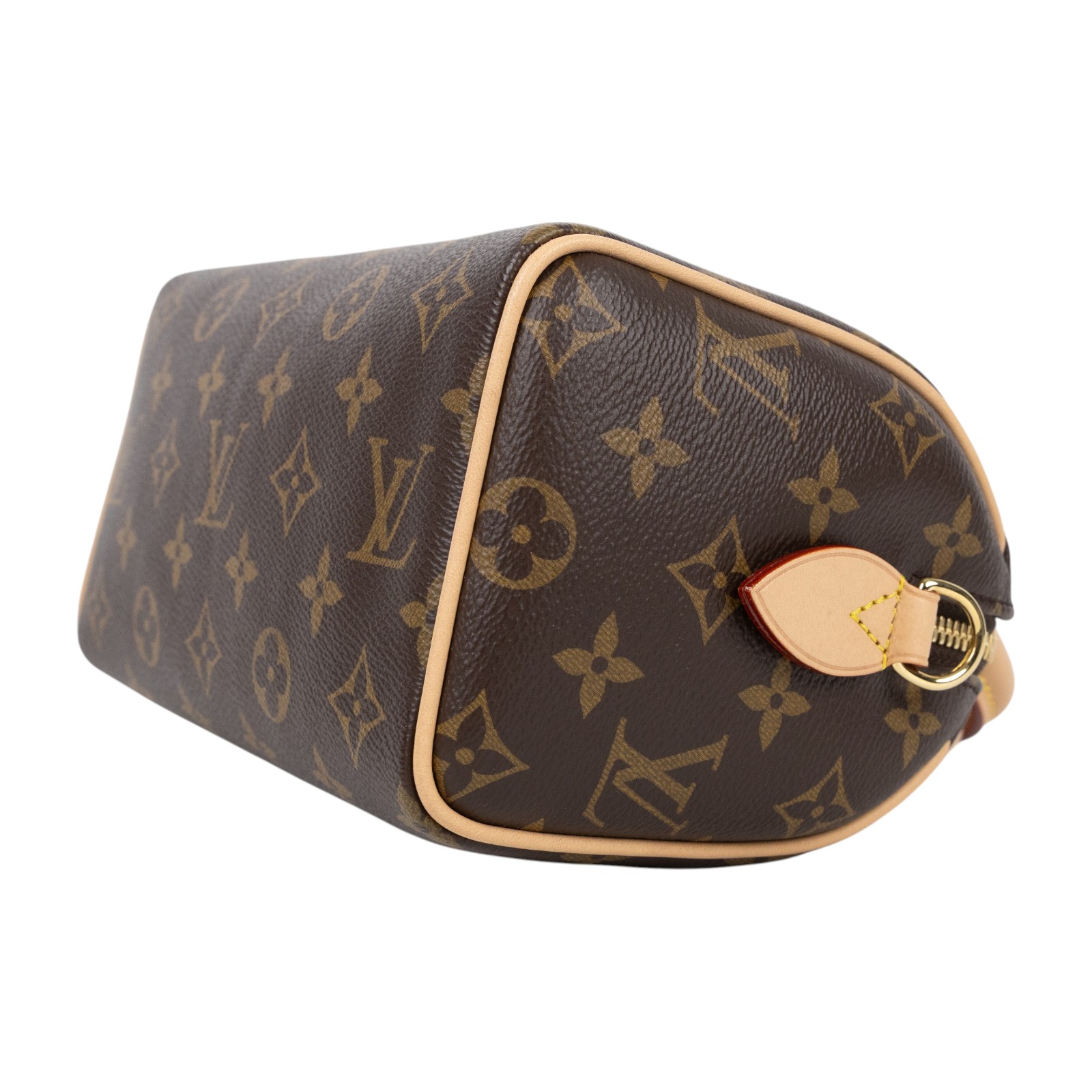 路易威登 LOUIS VUITTON Speedy Bandoulière 20 米色 帆布 手提 斜背 波士頓包 M46222 晶片款  防塵袋/鎖組/背帶