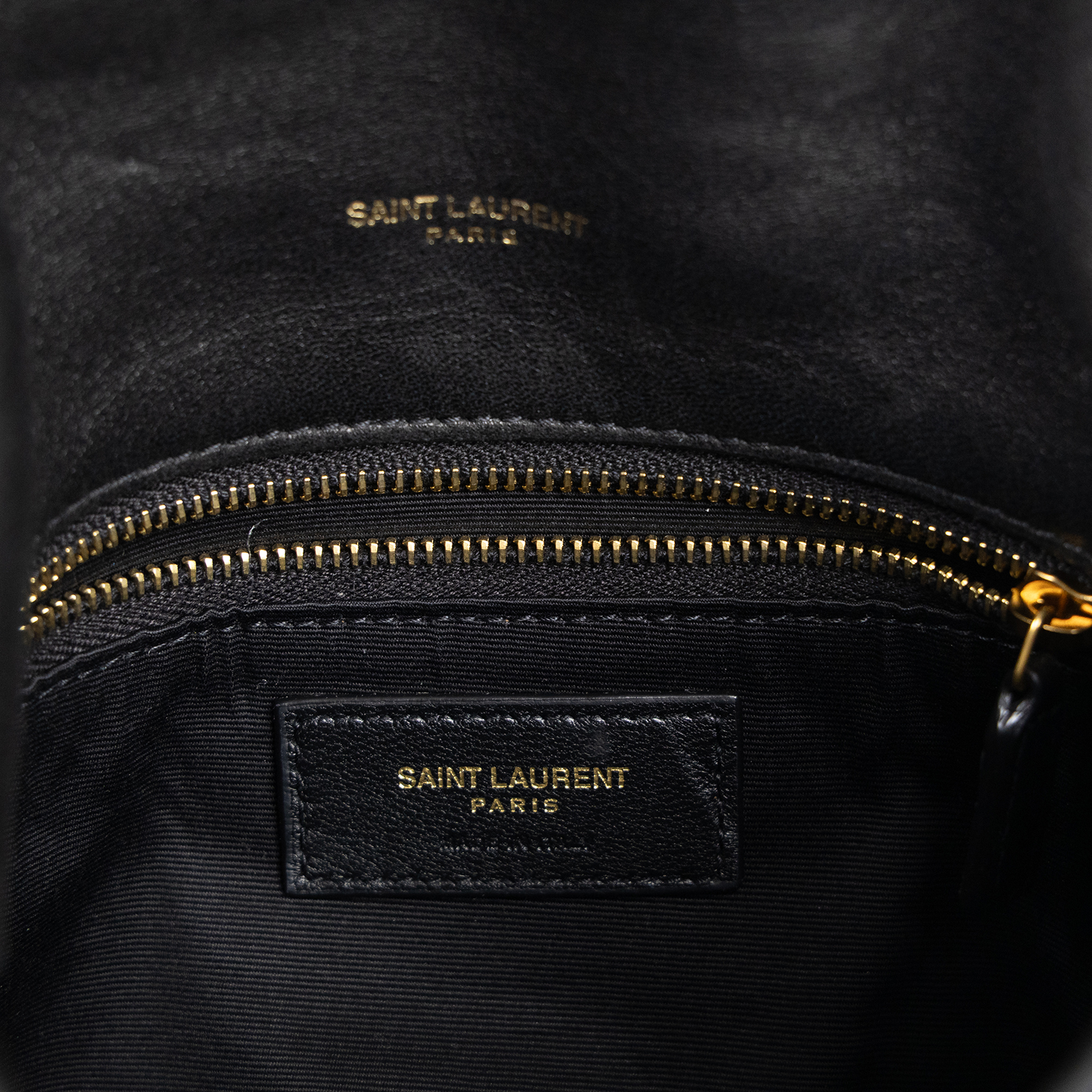 聖羅蘭 YSL SAINT LAURENT Loulou Puffer Mini 迷你 絎縫 斜背包 金色五金 6203331EL07  原廠盒子/防塵袋