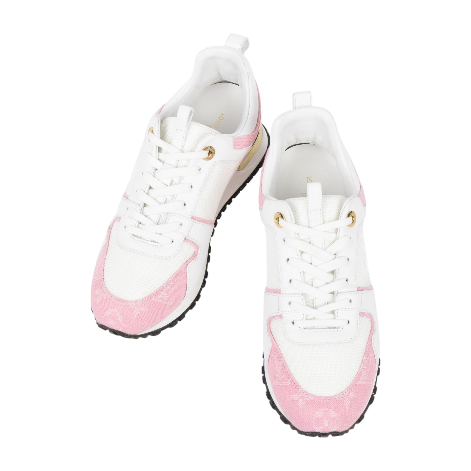 路易威登 LOUIS VUITTON Run Away 運動鞋 女鞋  白拼粉RUN AWAY運動鞋#36.5 原廠盒子/防塵袋/鞋帶