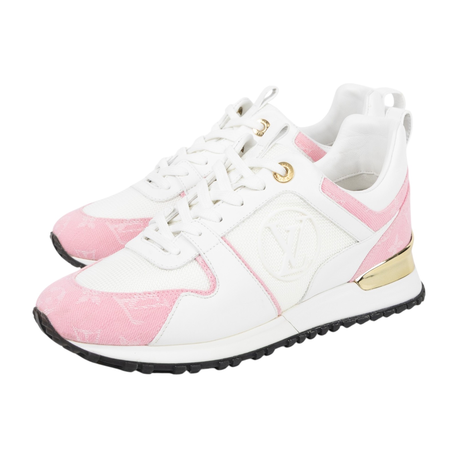 路易威登 LOUIS VUITTON Run Away 運動鞋 女鞋  白拼粉RUN AWAY運動鞋#36.5 原廠盒子/防塵袋/鞋帶