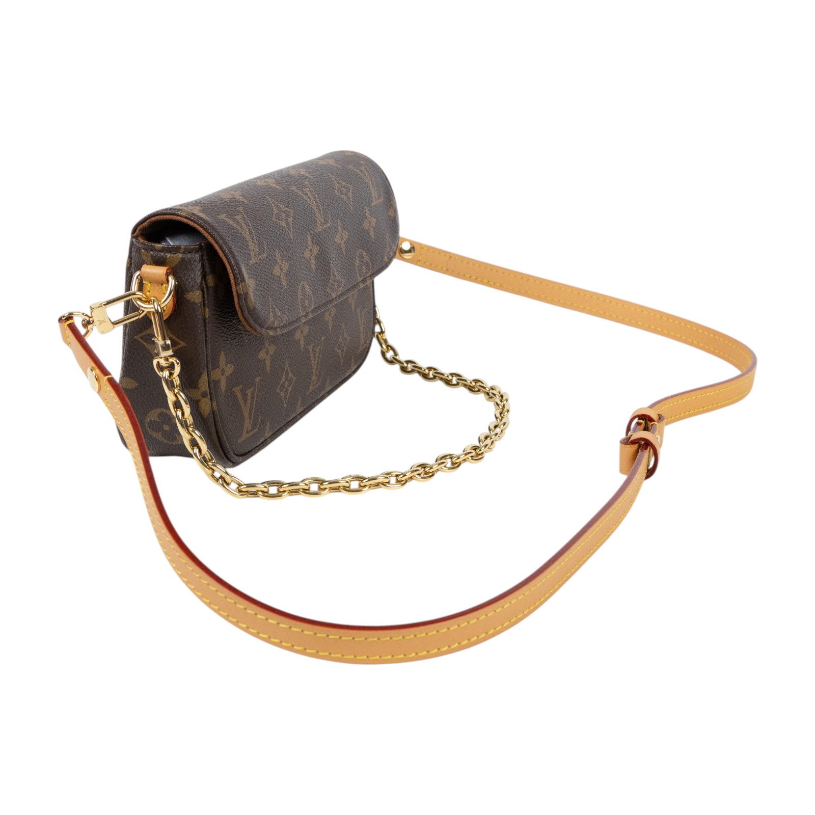 路易威登 LOUIS VUITTON Wallet on Chain Ivy 麻將包 手提 腋下單肩包 M81911 晶片款  防塵袋/購買證明/背帶2