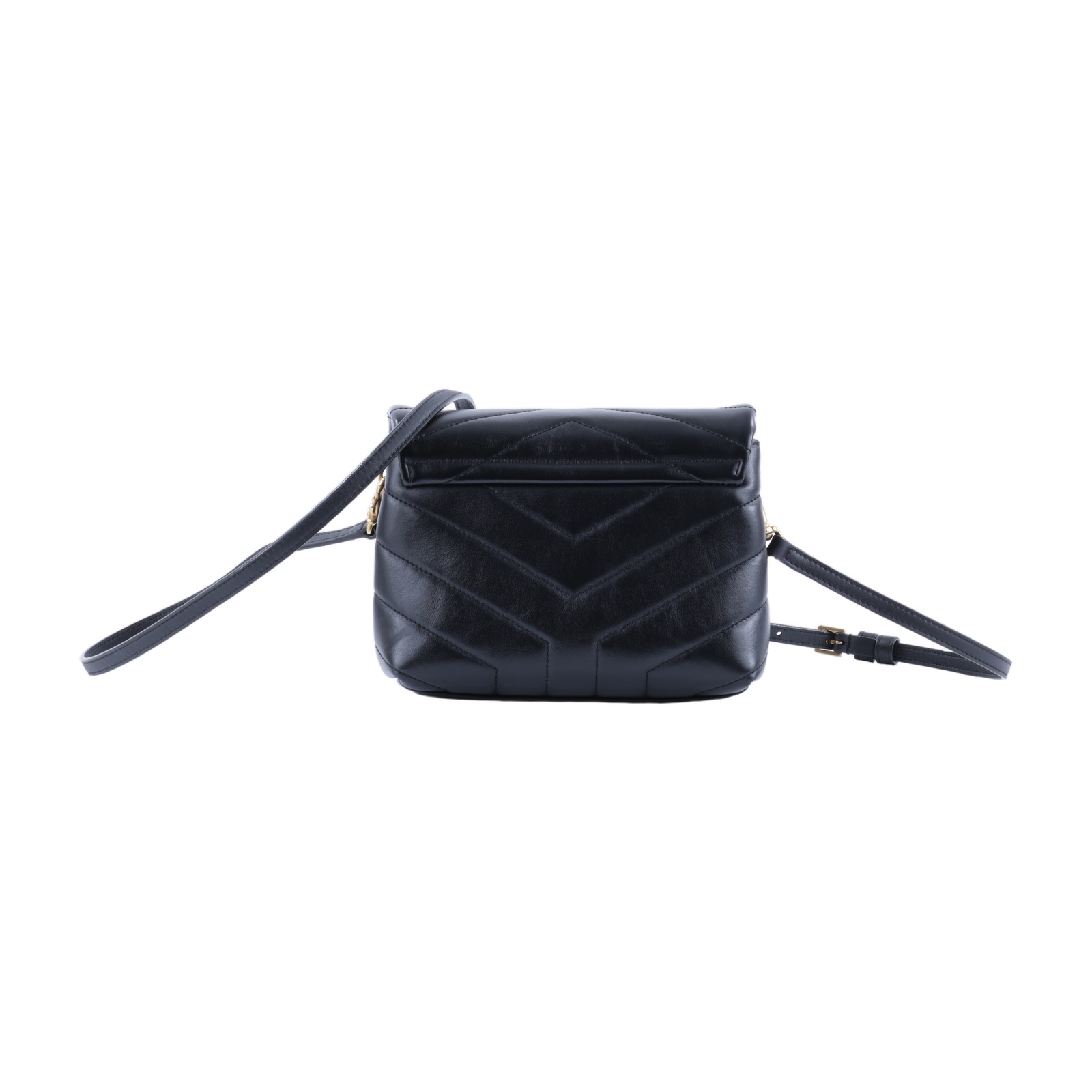 聖羅蘭 YSL SAINT LAURENT Loulou 絎縫 小牛皮 TOY 迷你 手袋  肩背 斜背包 金色五金 678401DV707  原廠盒子/防塵袋/背帶