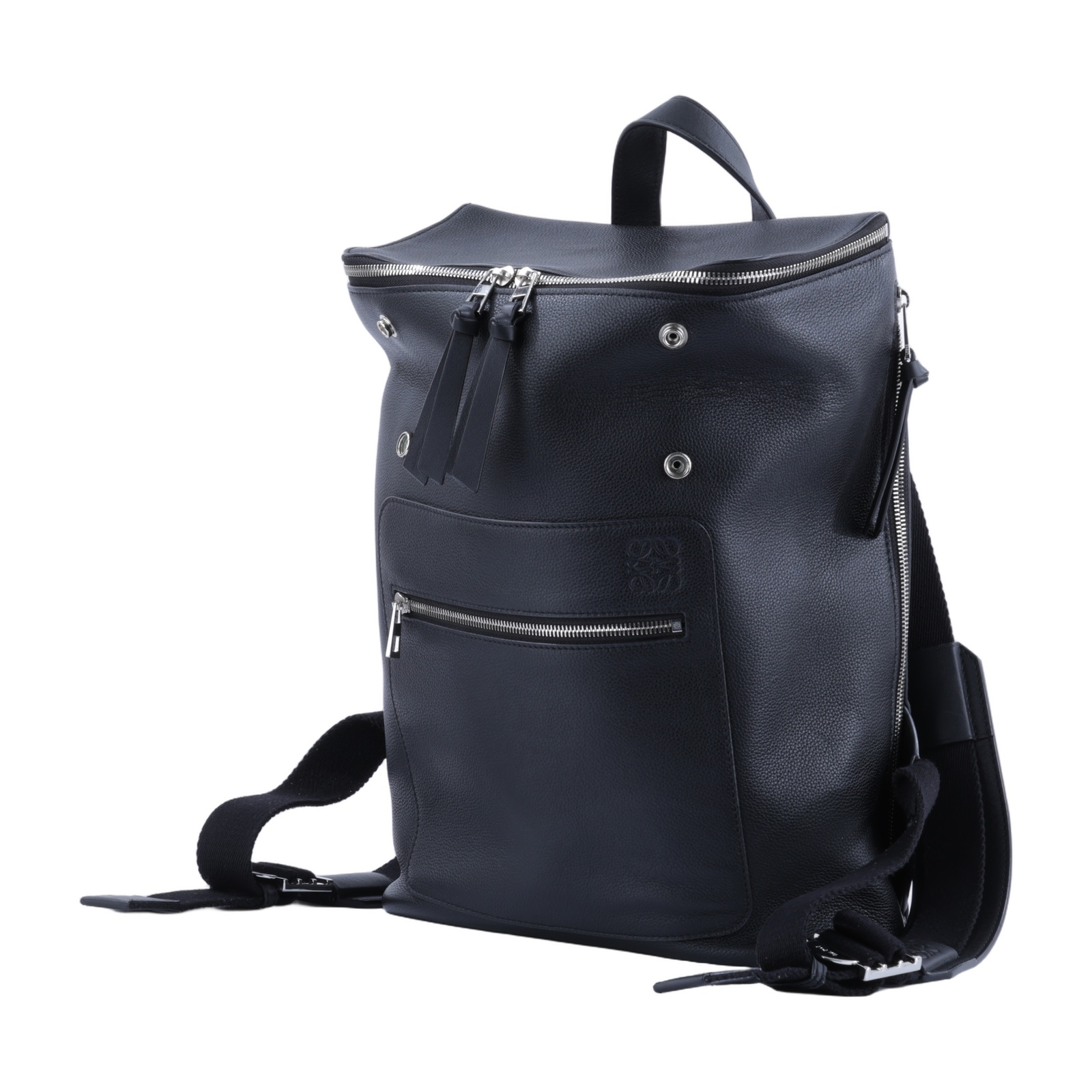 羅意威 LOEWE Goya 雙肩包 後背包 B666S52X01 黑後背包 無附屬品