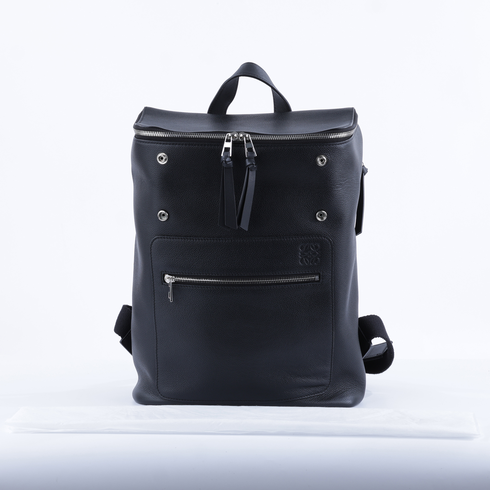 羅意威 LOEWE Goya 雙肩包 後背包 B666S52X01 黑後背包 無附屬品