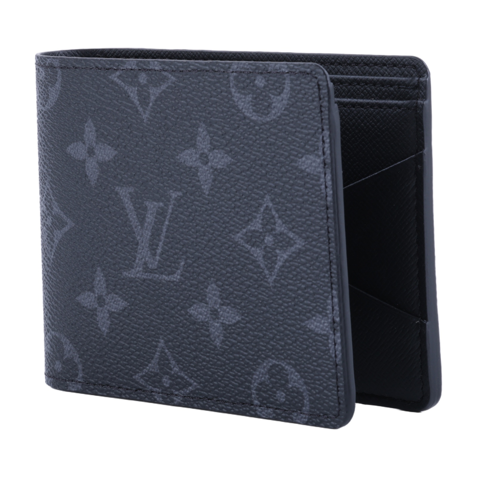 路易威登 LOUIS VUITTON Multiple Eclipse帆布 錢包 短夾 M61695 晶片款  原廠盒子/防塵袋/購買證明影本