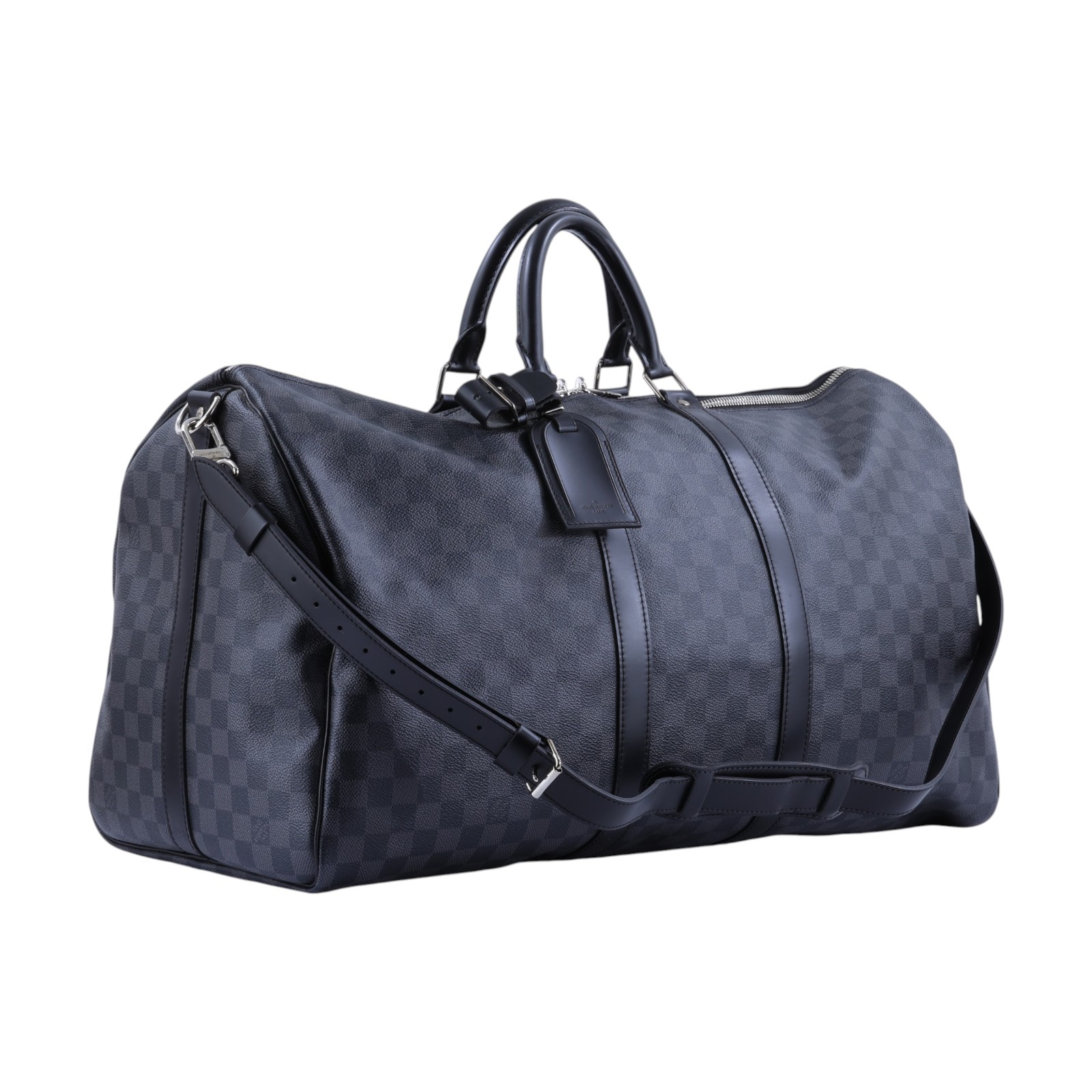 路易威登 LOUIS VUITTON Keepall Bandoulière 55 波士頓包 旅行袋 N41413  背帶/吊牌/鎖組