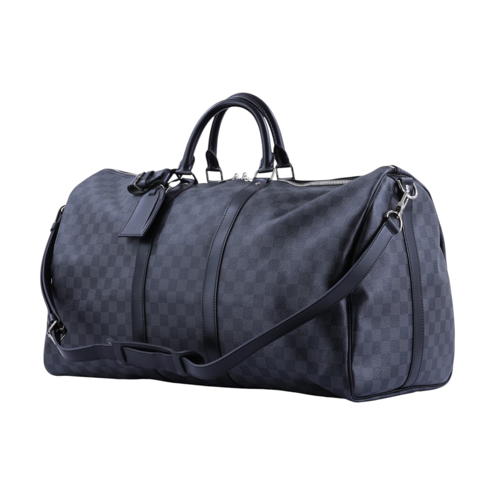 路易威登 LOUIS VUITTON Keepall Bandoulière 55 波士頓包 旅行袋 N41413  背帶/吊牌/鎖組