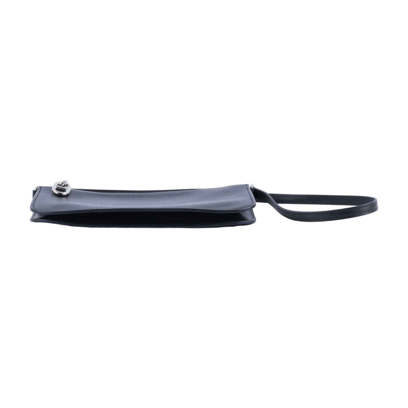 愛馬仕 Hermes Zipengo Chaine d'Ancre To Go pouch 手提包 銀色五金 黑色 H087285CK89 /GAA002ZA  原廠盒子/防塵袋