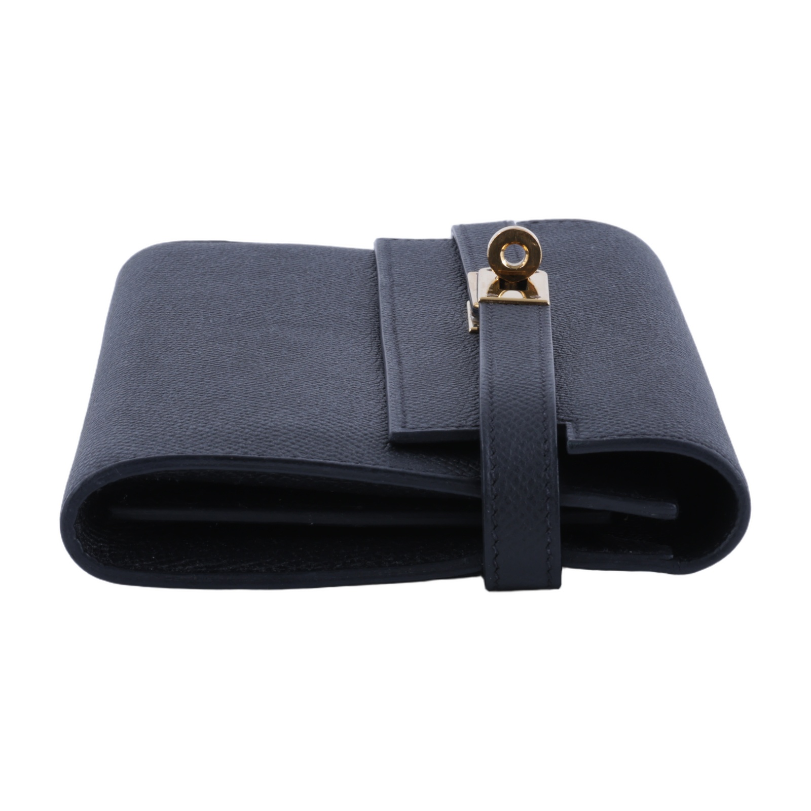 愛馬仕 Hermes Kelly 長夾 錢包 KLLONG D刻 D刻 黑金KELLY長夾 原廠盒子