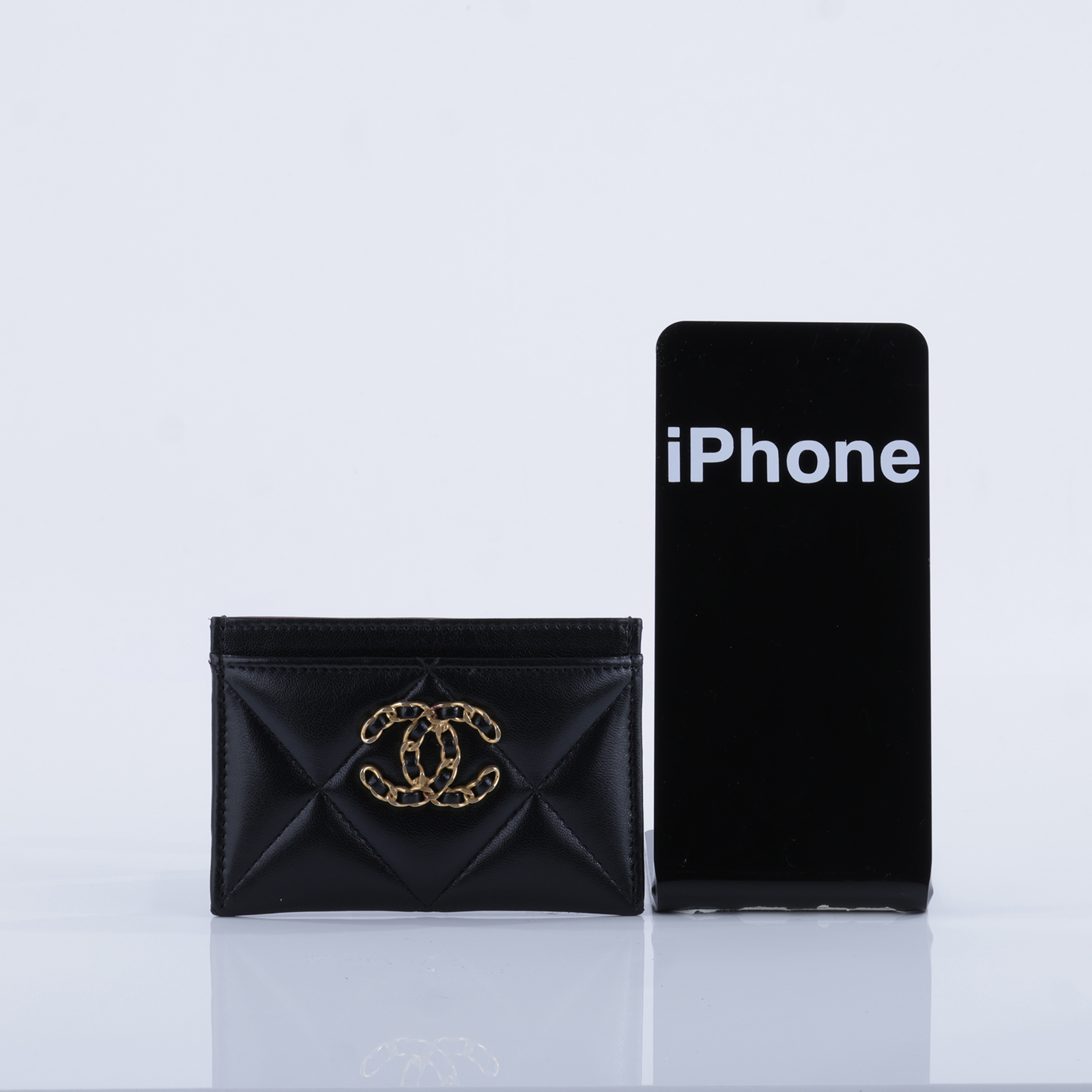 香奈兒 CHANEL 19 菱格紋 錢包 卡夾 AP1167 晶片款 黑19卡夾 無附屬品