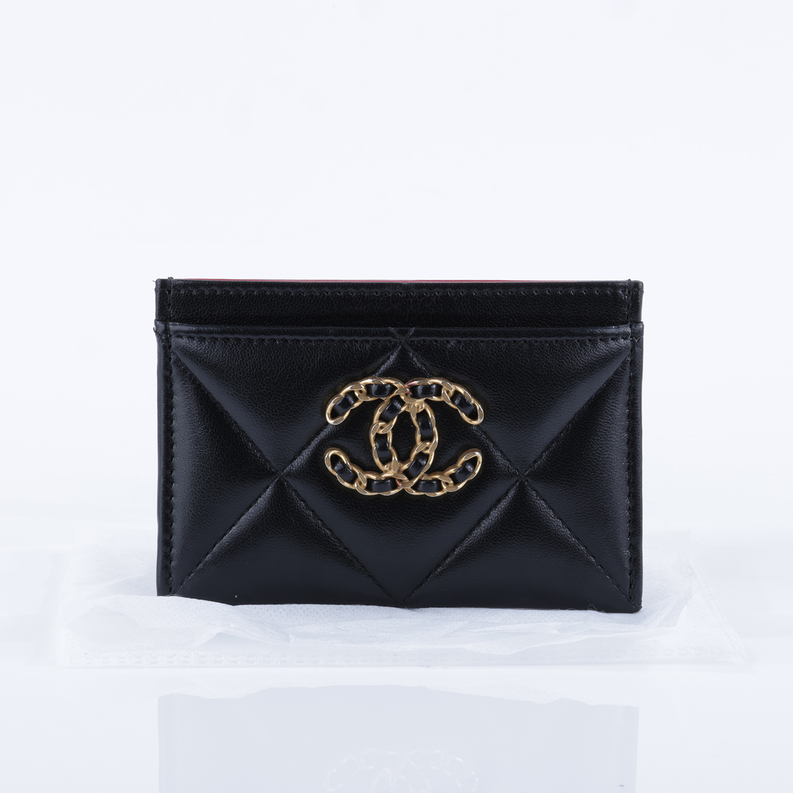 香奈兒 CHANEL 19 菱格紋 錢包 卡夾 AP1167 晶片款 黑19卡夾 無附屬品