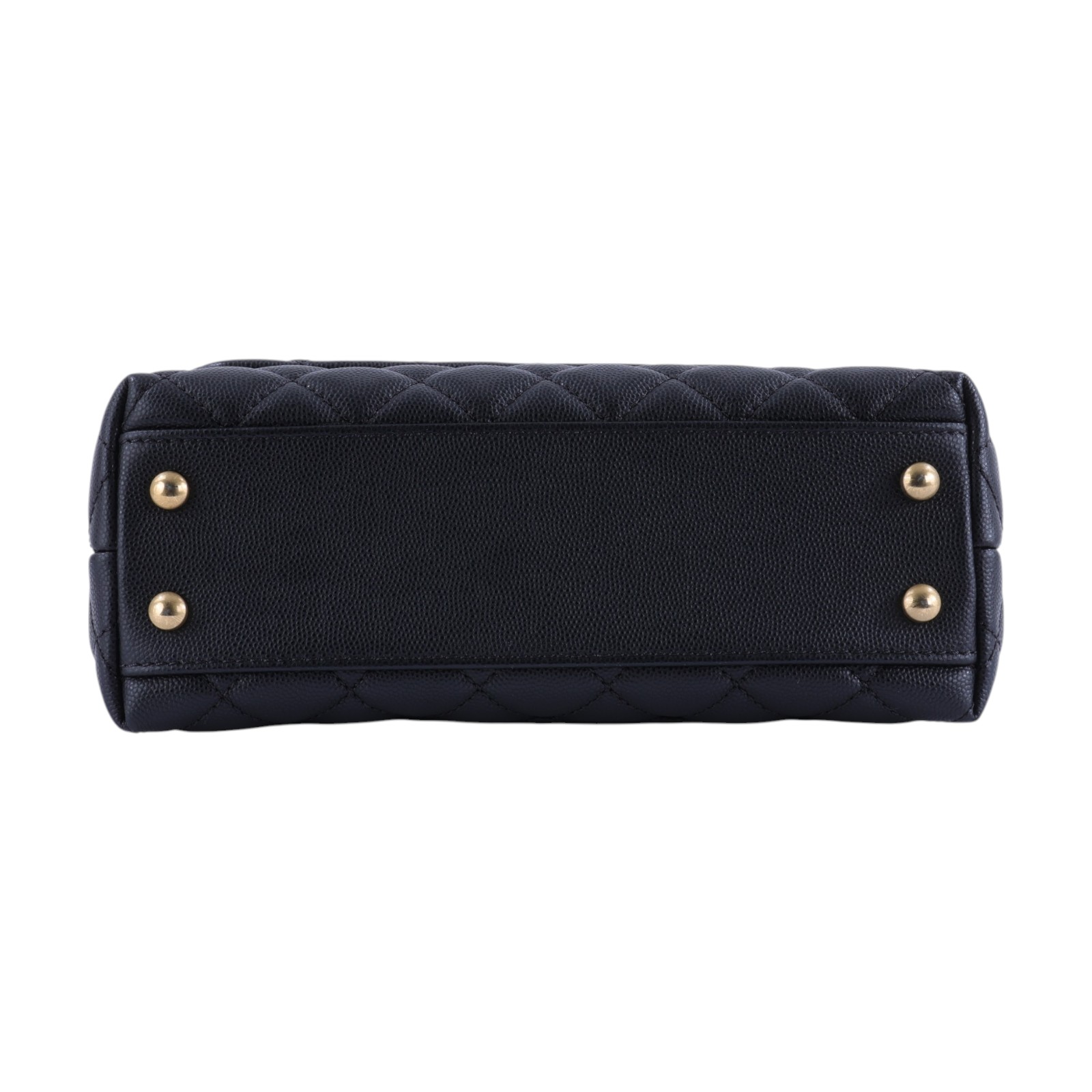 香奈兒 CHANEL Handle 24 手提 口蓋包 A92990 29開黑金荔枝COCO HANDLE24 保證卡/背帶