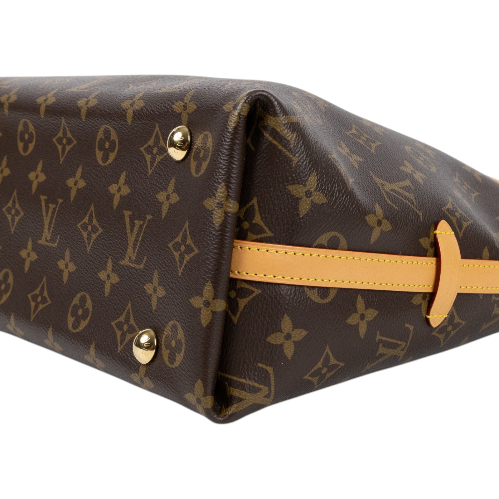 路易威登 LOUIS VUITTON CarryAll PM 原花 肩背包 M46203 晶片款  原廠盒子/防塵袋/台灣購買證明/內袋