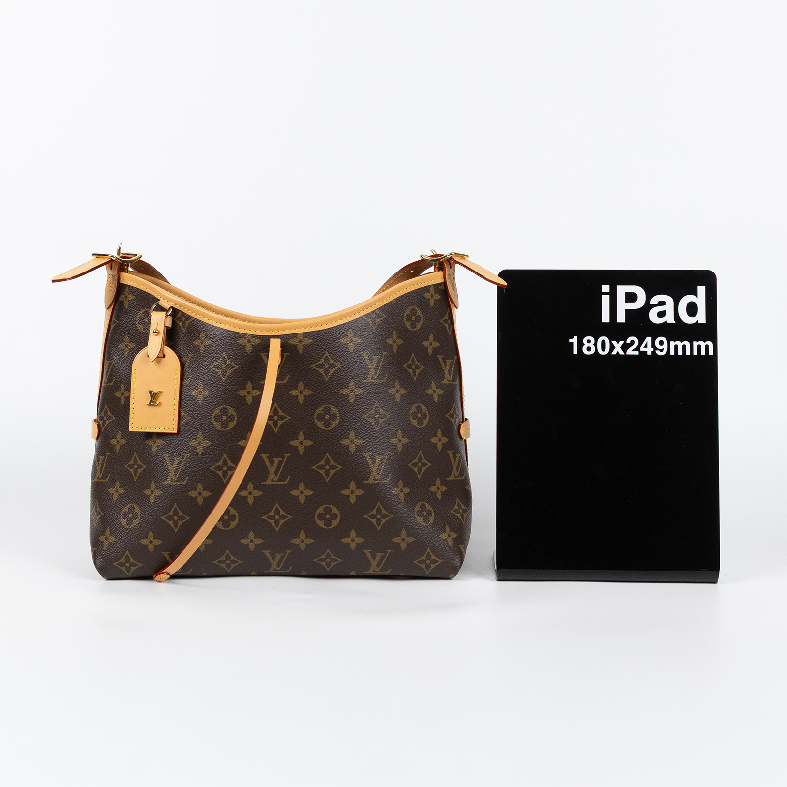 路易威登 LOUIS VUITTON CarryAll PM 原花 肩背包 M46203 晶片款  原廠盒子/防塵袋/台灣購買證明/內袋