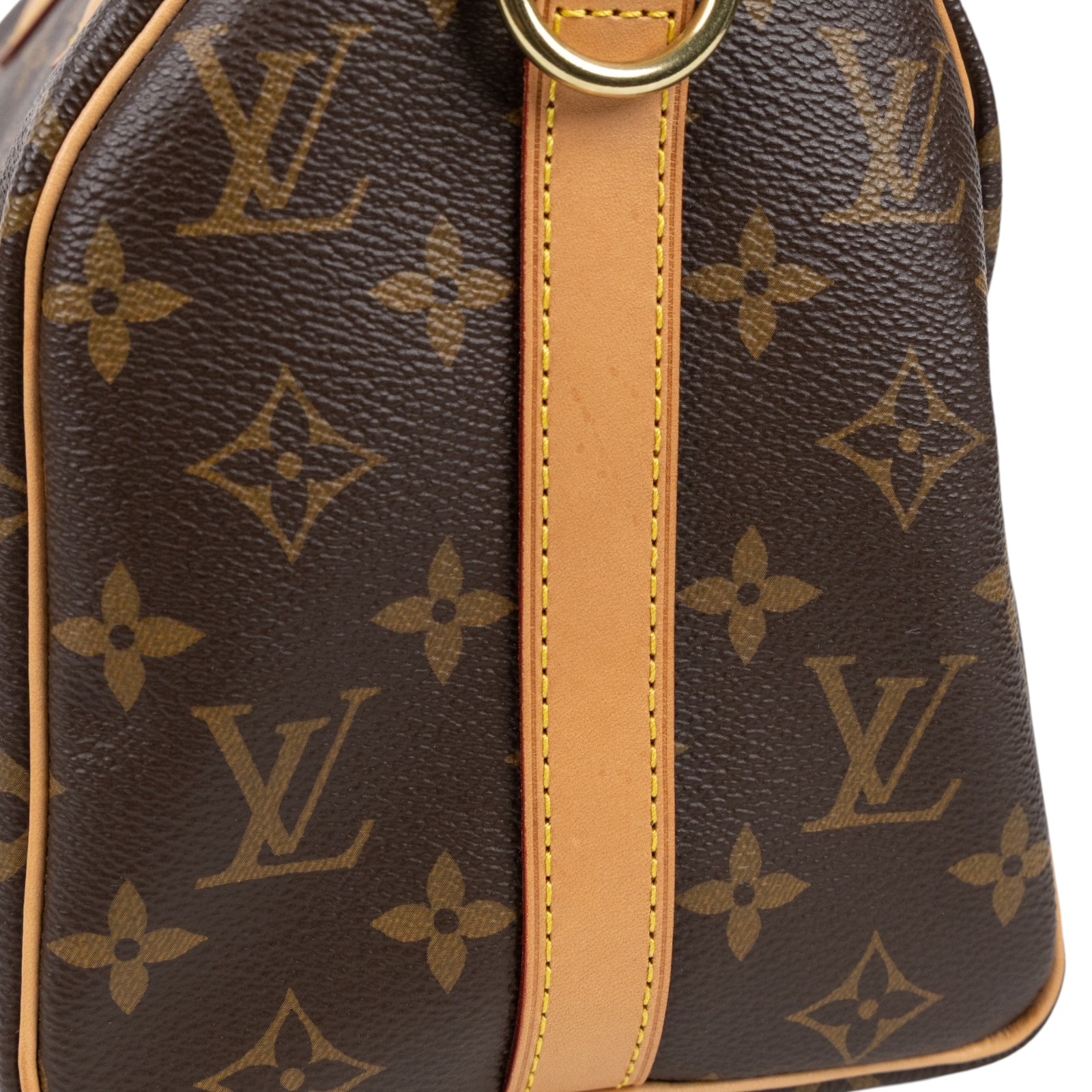 路易威登 LOUIS VUITTON Speedy Bandoulière  25 經典帆布 手提 斜背 波士頓包 M41113 晶片款  原廠盒子/防塵袋/台灣購買證明/背帶/鎖組