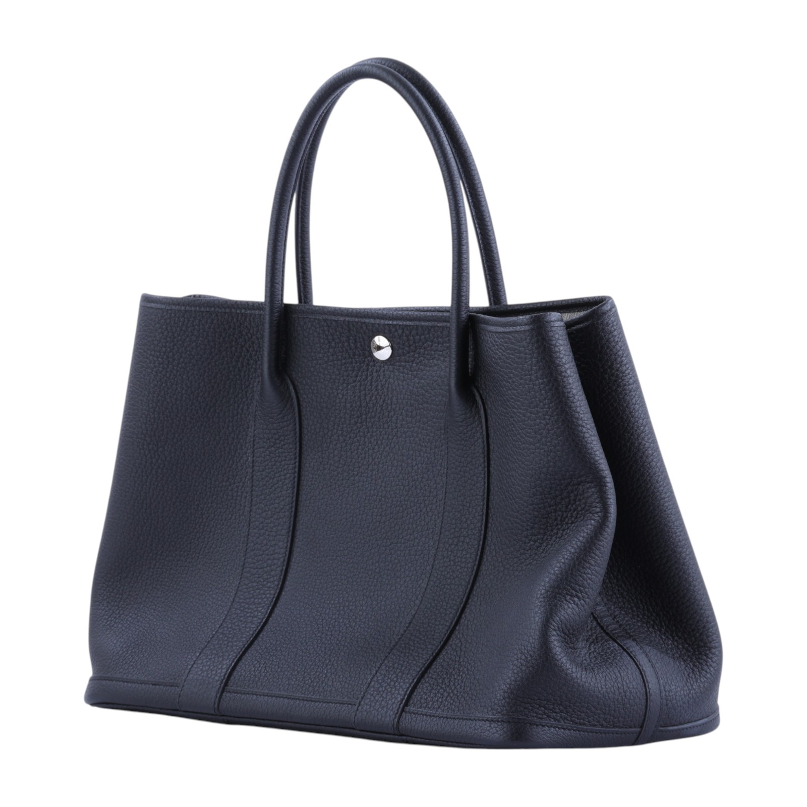 愛馬仕 Hermes Garden Party 花園派對包 36 銀色五金 黑色 H051559CK89 /051559CK89  原廠盒子/防塵袋