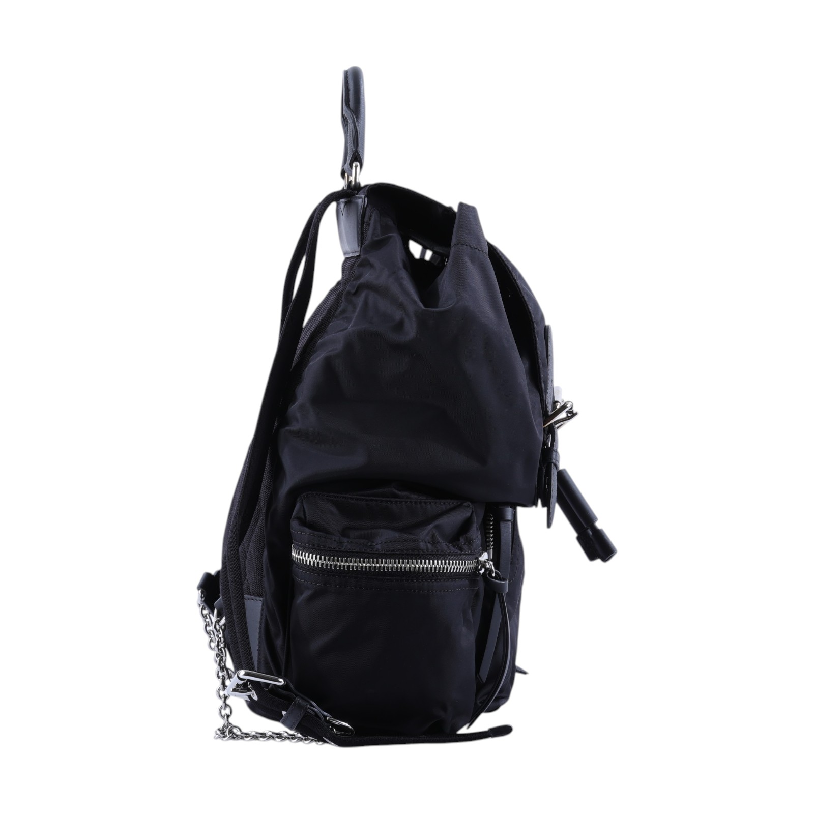 博柏利 BURBERRY The Rucksack 尼龍 後背包  黑刺繡尼龍後背包The Rucksack Backpack 防塵袋