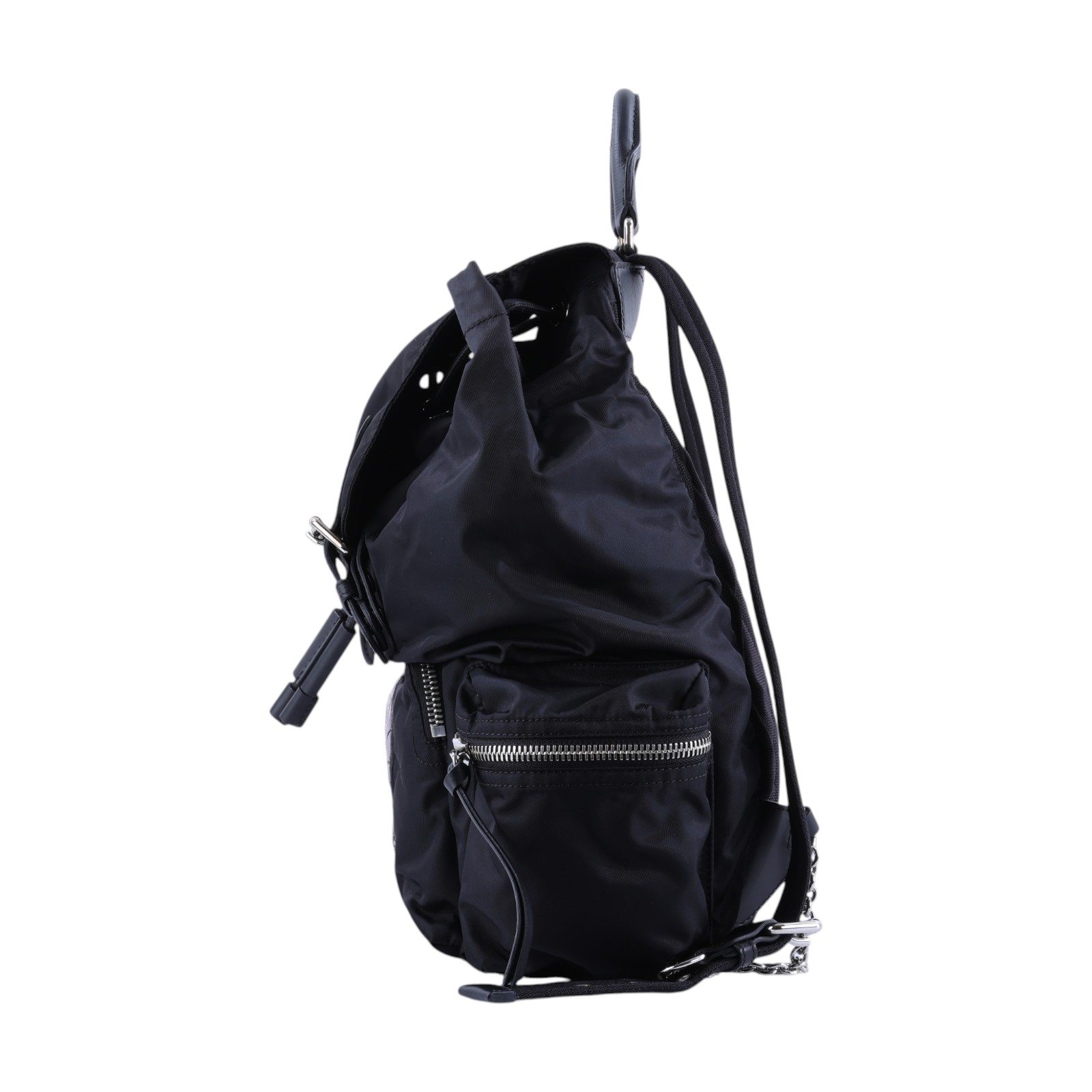 博柏利 BURBERRY The Rucksack 尼龍 後背包  黑刺繡尼龍後背包The Rucksack Backpack 防塵袋