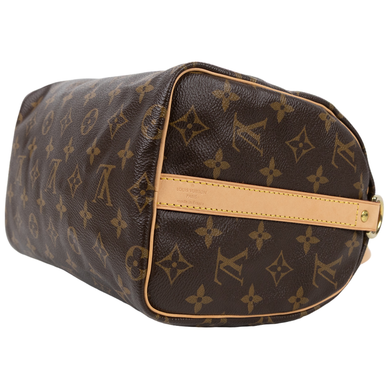 路易威登 LOUIS VUITTON Speedy Bandoulière  25 經典帆布 手提 斜背 波士頓包 M41113 晶片款  防塵袋/背帶/鎖組