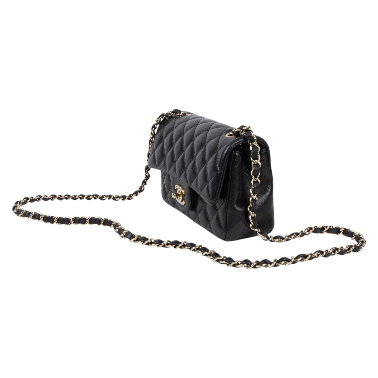 香奈兒 CHANEL CF 迷你 口蓋包 A69900 晶片款 黑羊COCO20 無附屬品