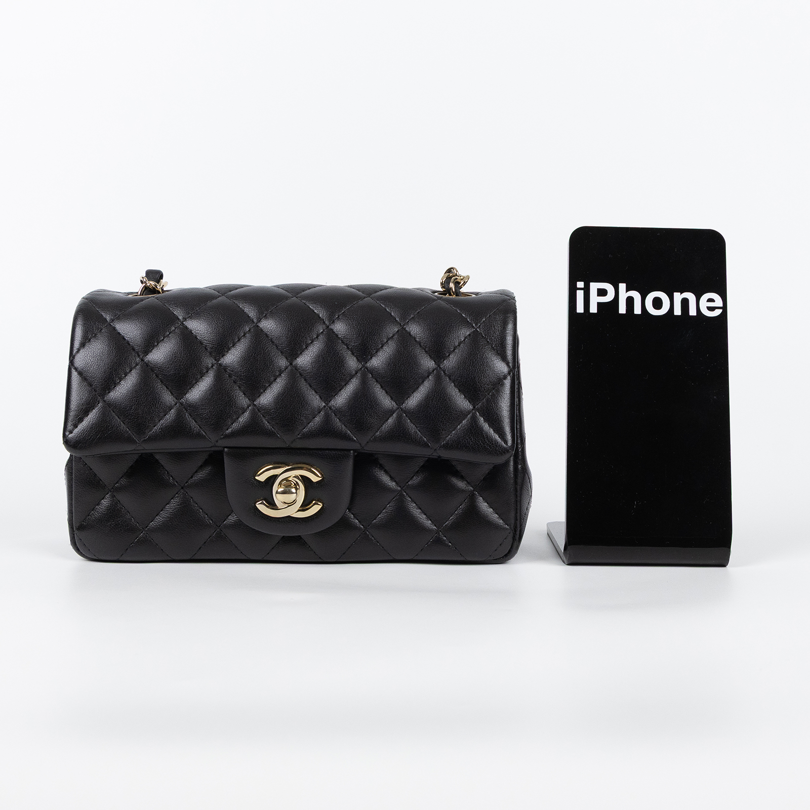 香奈兒 CHANEL CF 迷你 口蓋包 A69900 晶片款 黑羊COCO20 無附屬品