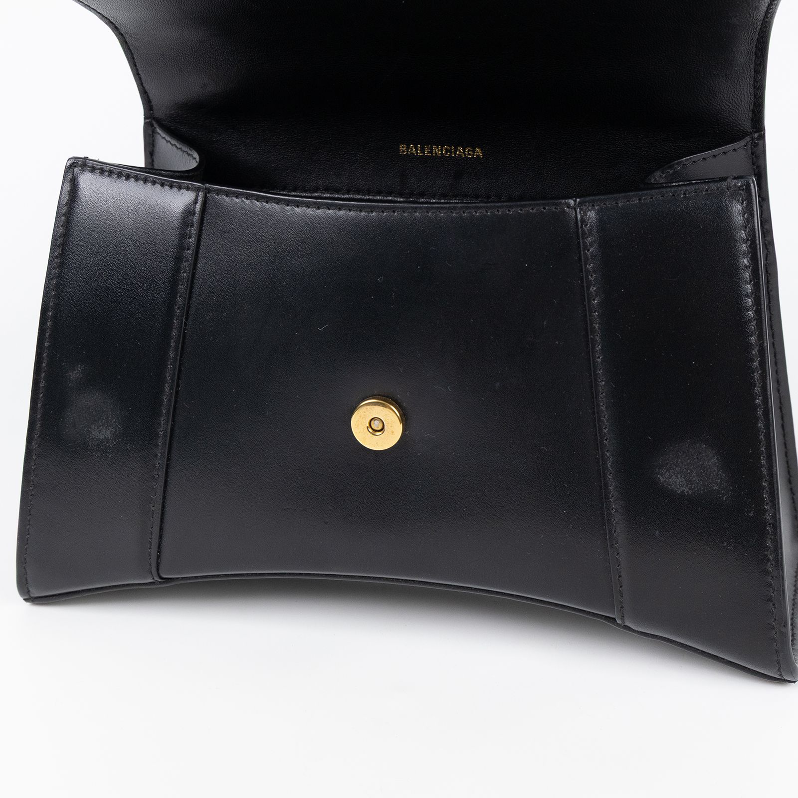 巴黎世家 BALENCIAGA Hourglass 手提包 小型 5935461QJ4M 黑HOURGLASS SMALL 防塵袋/背帶