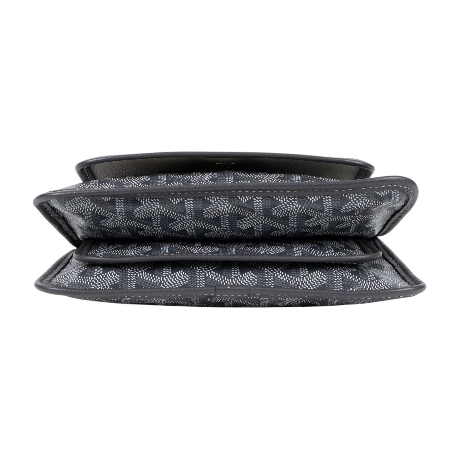 高雅德 GOYARD Plumet Pocket Wallet 肩背 隨身錢包 PLUMETPMLTY 灰PLUMET 防塵袋