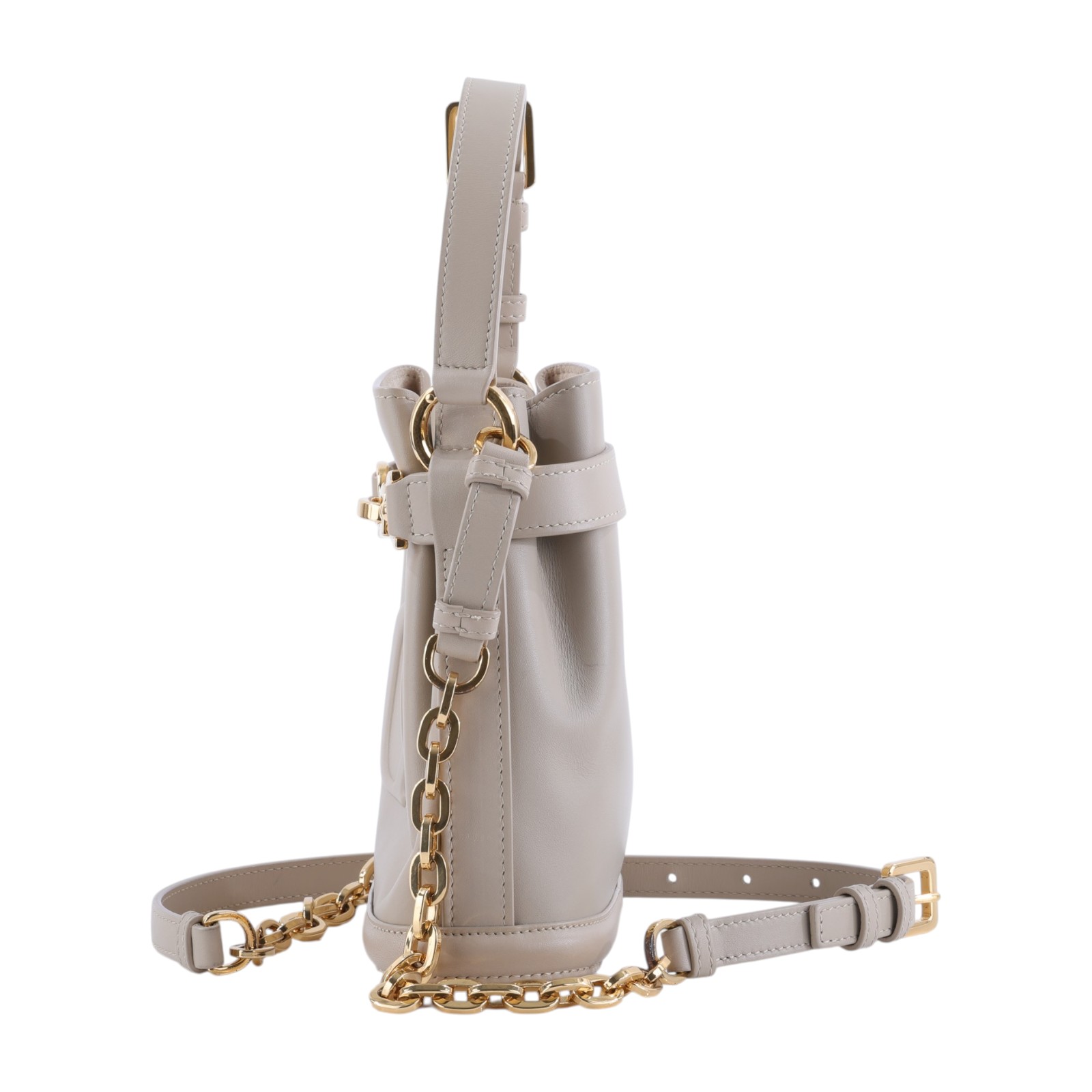 迪奧 CHRISTIAN DIOR Cest Dior 水桶包 M2272UBHA 奶茶C&amp;#39;EST SMALL水桶包 防塵袋/背帶